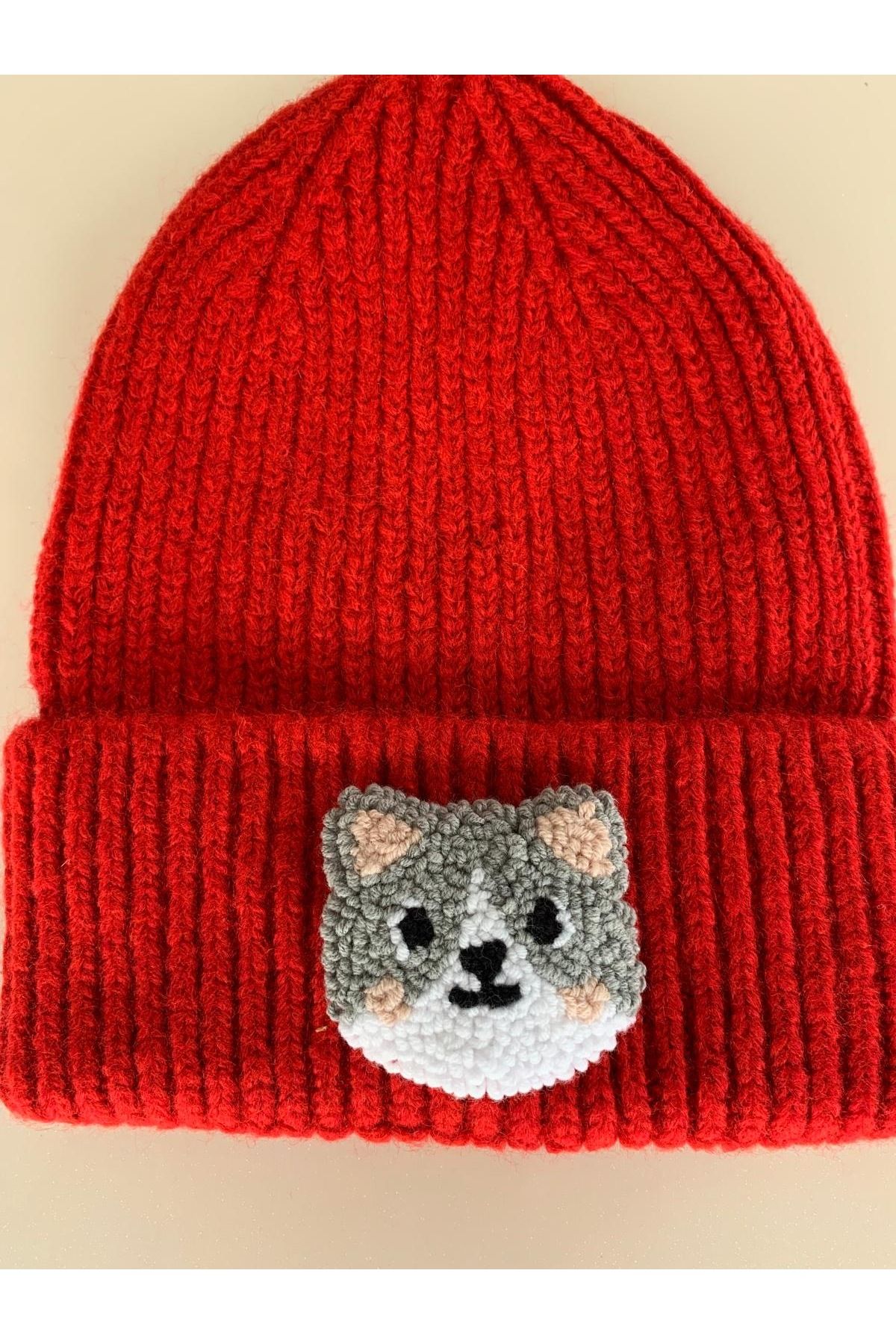 byebruketenci-Red Cat Beret Punch Hat Christmas Gift 2