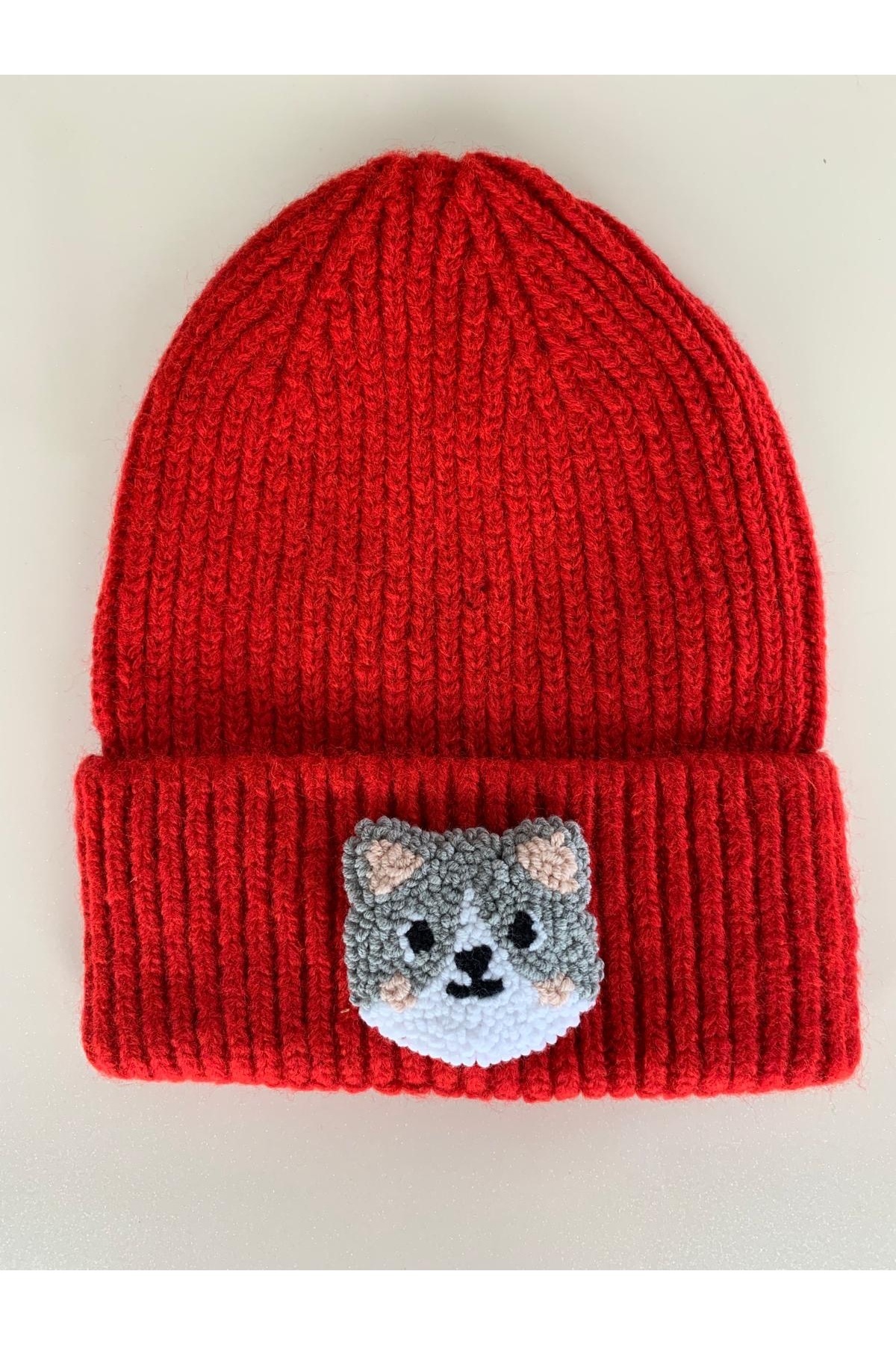 byebruketenci-Red Cat Beret Punch Hat Christmas Gift 1
