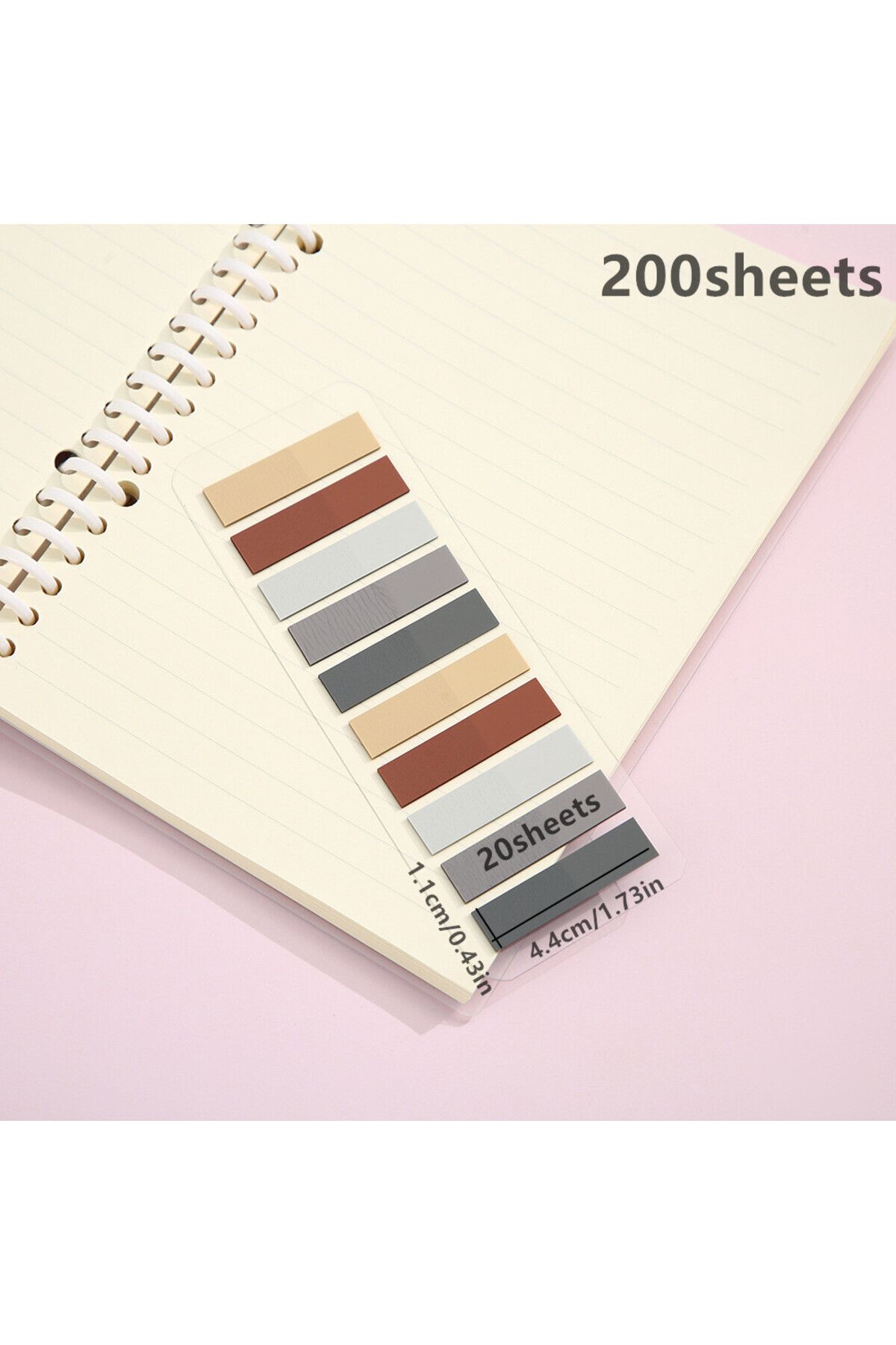 Mansura-200 Sheets Post-It Adhesive Note Paper - Index Sticker Index 1
