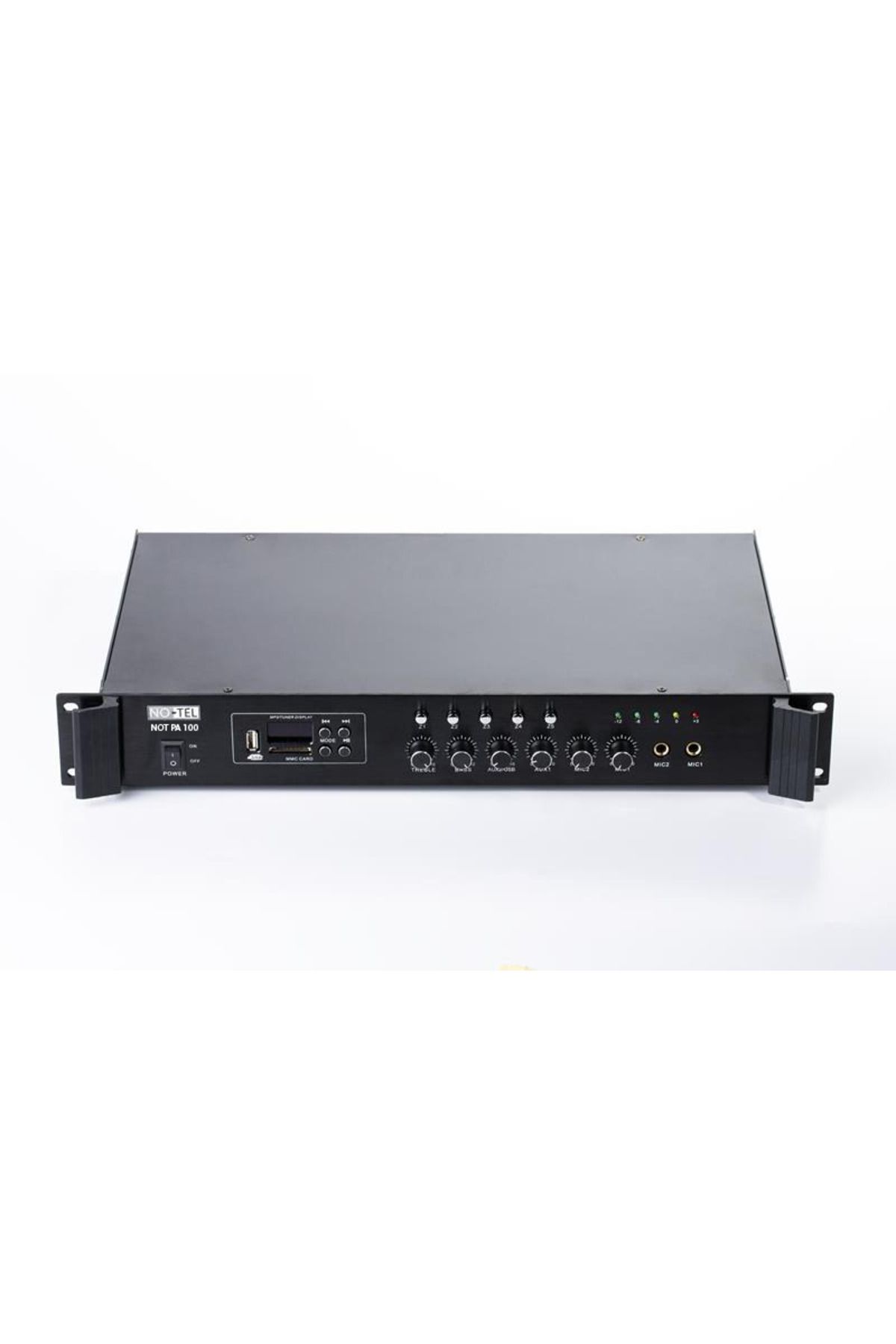 Notel NOT PA-100 100 WATT HAT TRAFOLU 5 BÖLGELİ (AÇ/KAPA) MİKSER AMPLİFİKATÖR