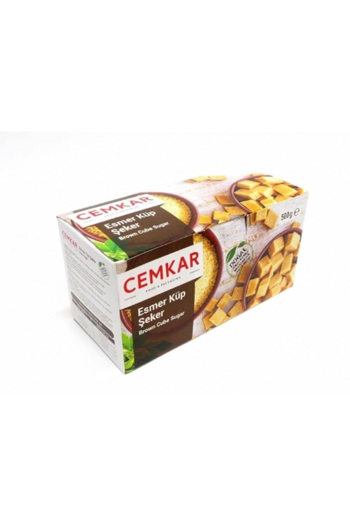 CEMKAR Esmer Küp Şeker 500 Gr.