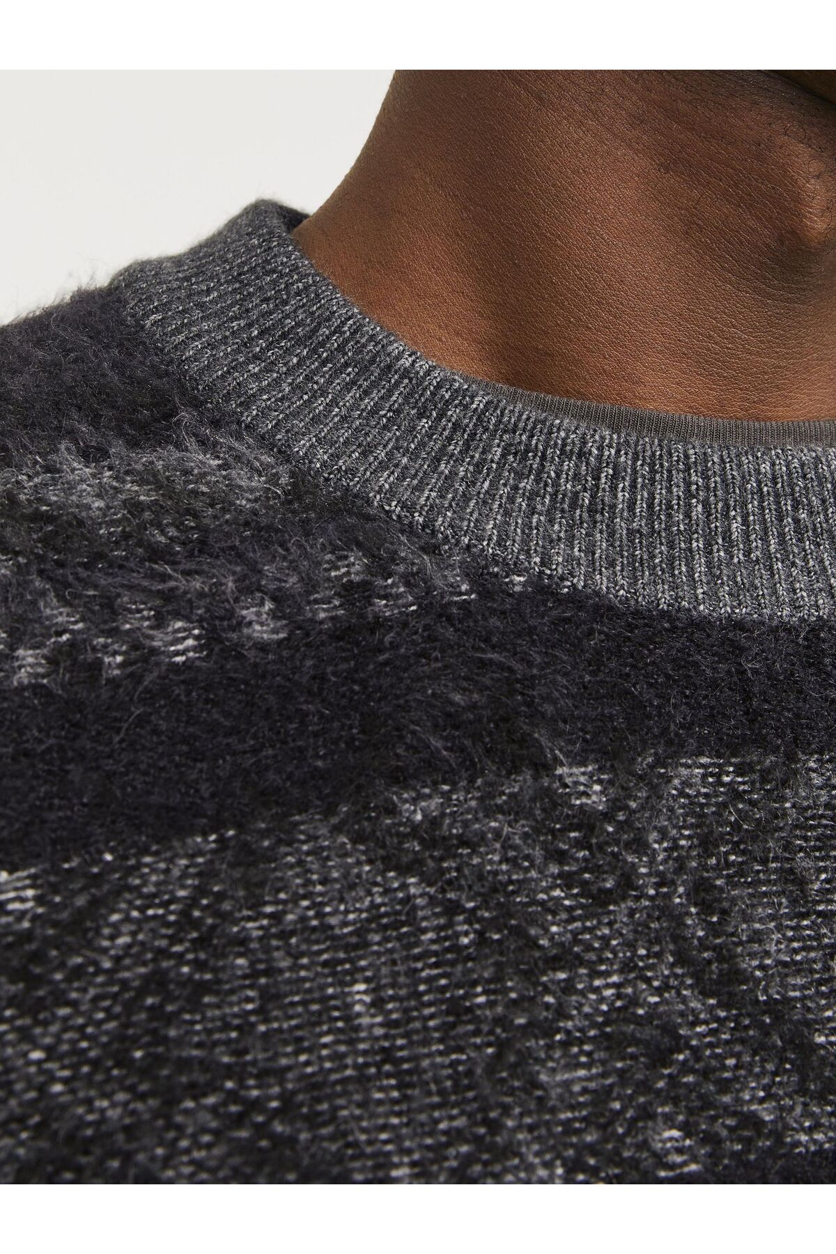 ژاکت کشی مردانه راسته آستین بلند | جک اند جونز Jack & Jones 12267468 - تصویر 5