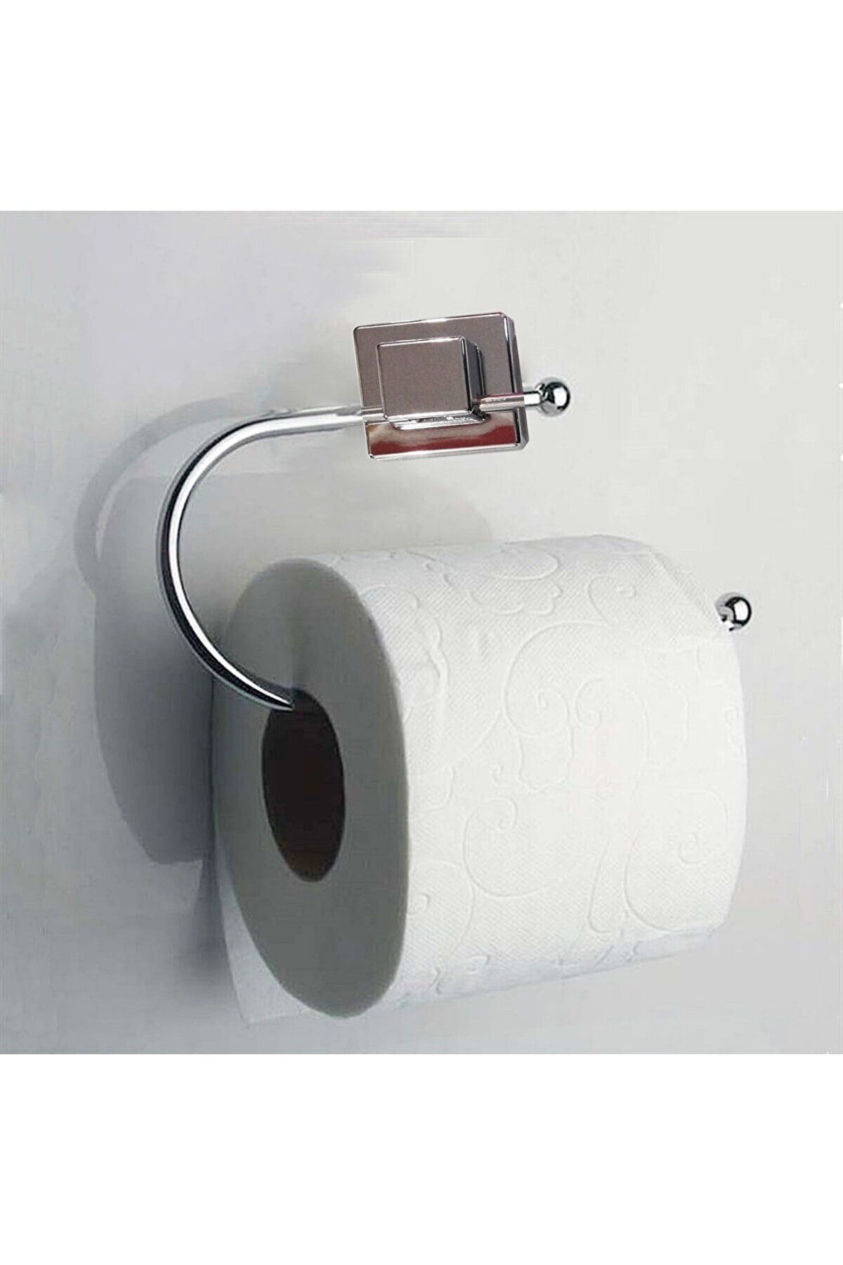Albayrak Yapışkanlı WC Tuvalet Kağıtlığı Metal