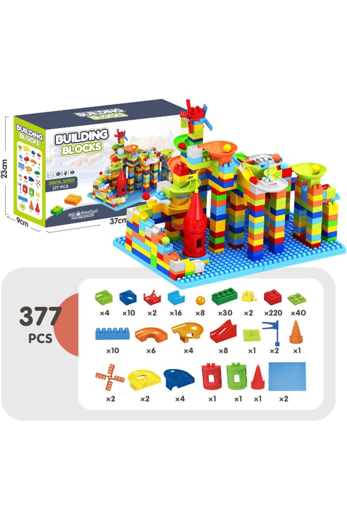 Arabest 200 Piece Classic Big Building Bricks Large Toy Blocks Toddler ...