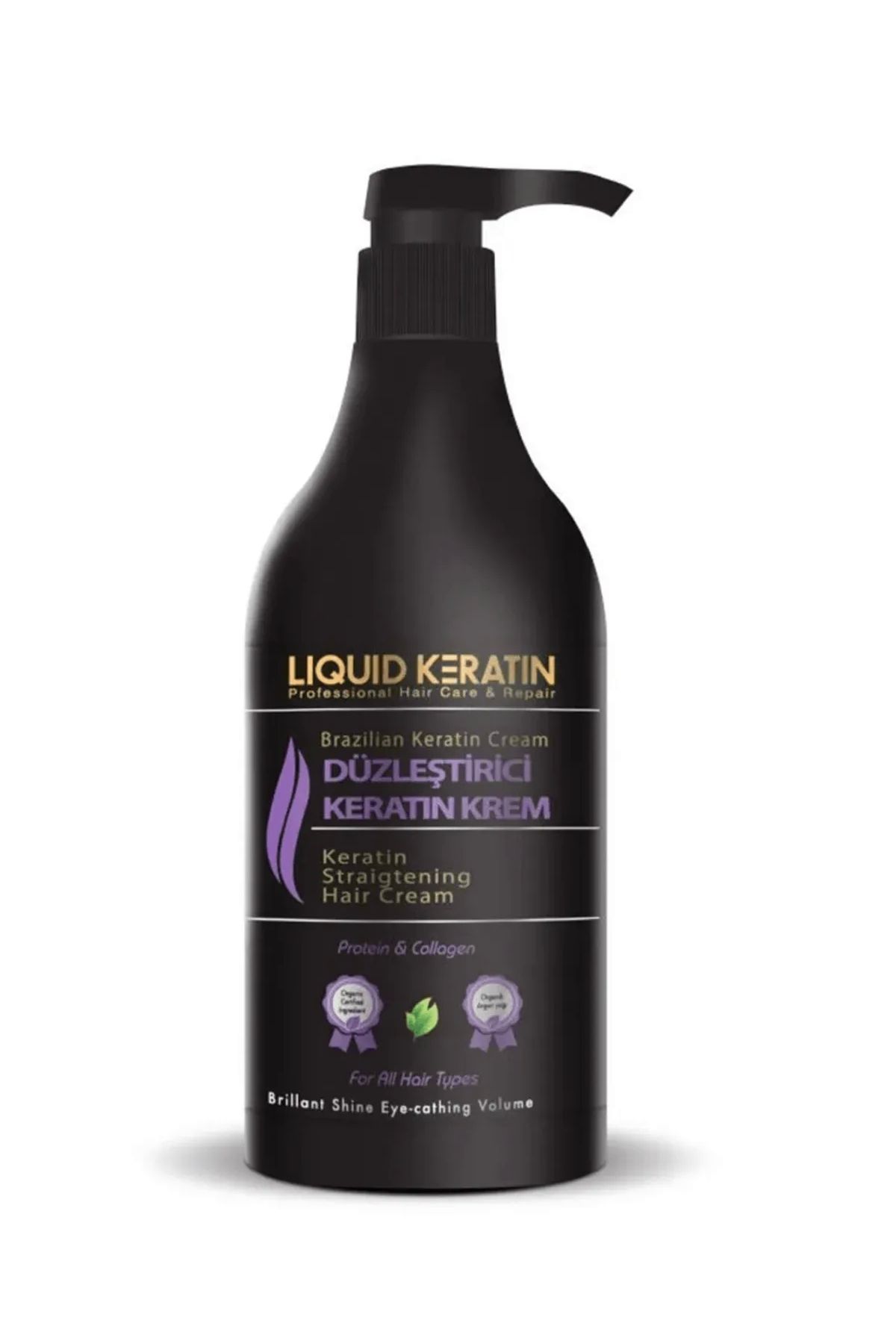 Saç Düzleştirici Keratin Kremi - Brezilya Fönü (500ml)