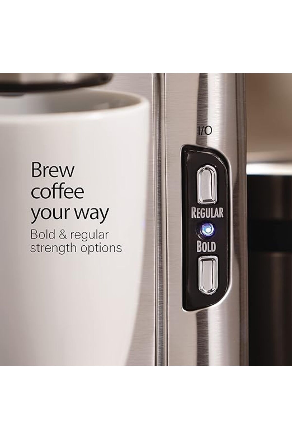 Hamilton Beach-Scoop® Single-Serve Coffee Maker, Brews 250-410 ml Cups Coffee in mins, 2 Metal Filters 6