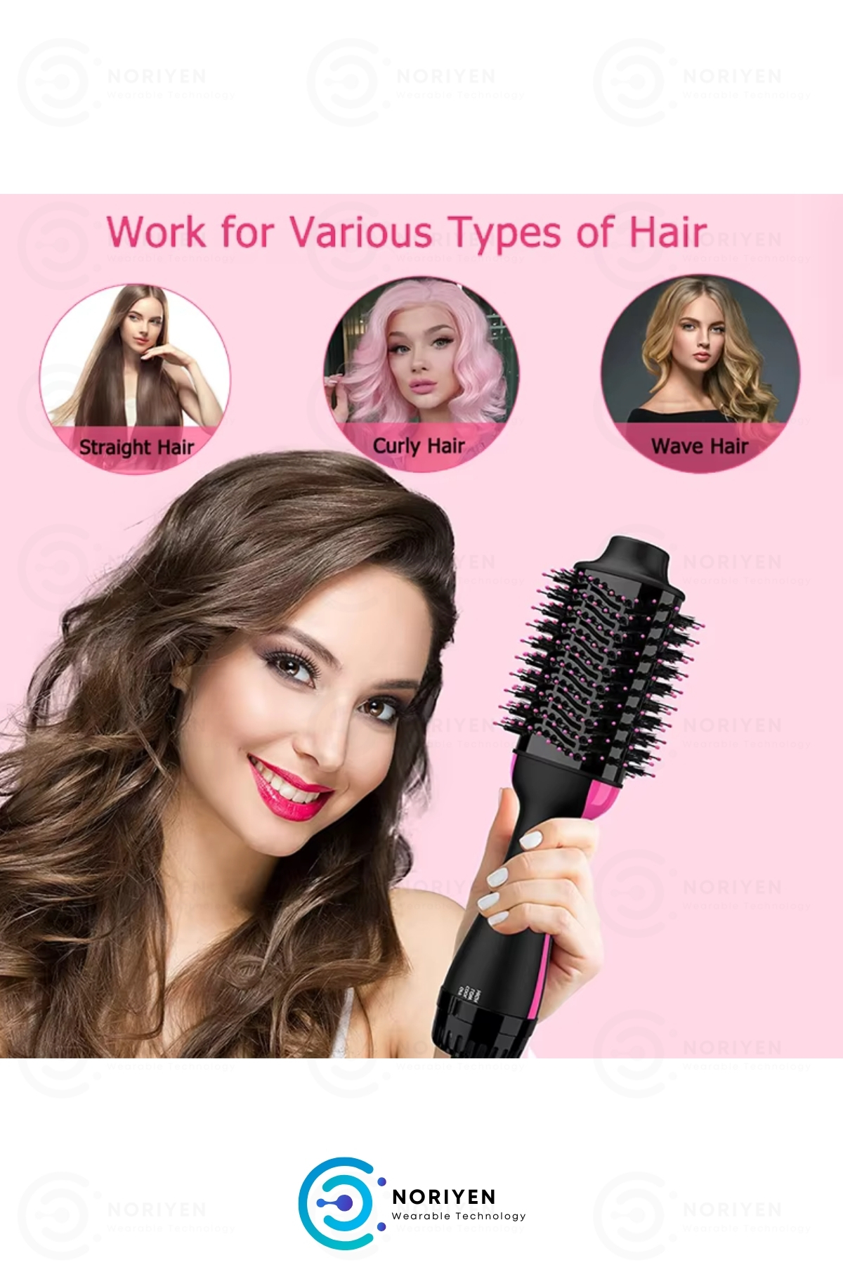 Yeni Nesil 4in1 Çok Fonksiyonlu Saç Kurutma Şekillendirici Düzleştirme Özellikli Hair Dryer & Styler