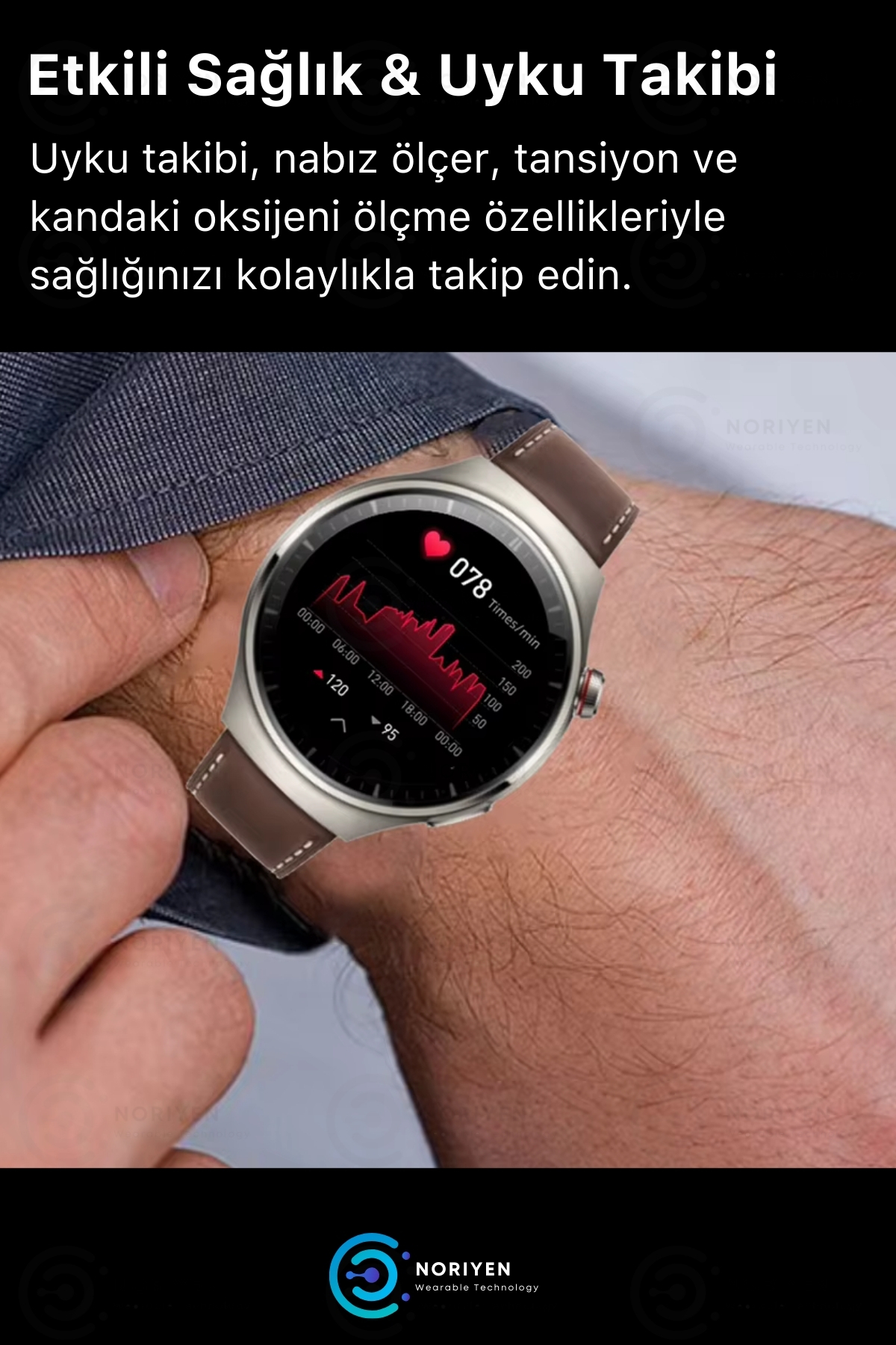Premium Serisi S20 Max Amoled Büyük HD Ekran Spor ve Sağlık Sensörlü Şık IOS Android Akıllı Saat