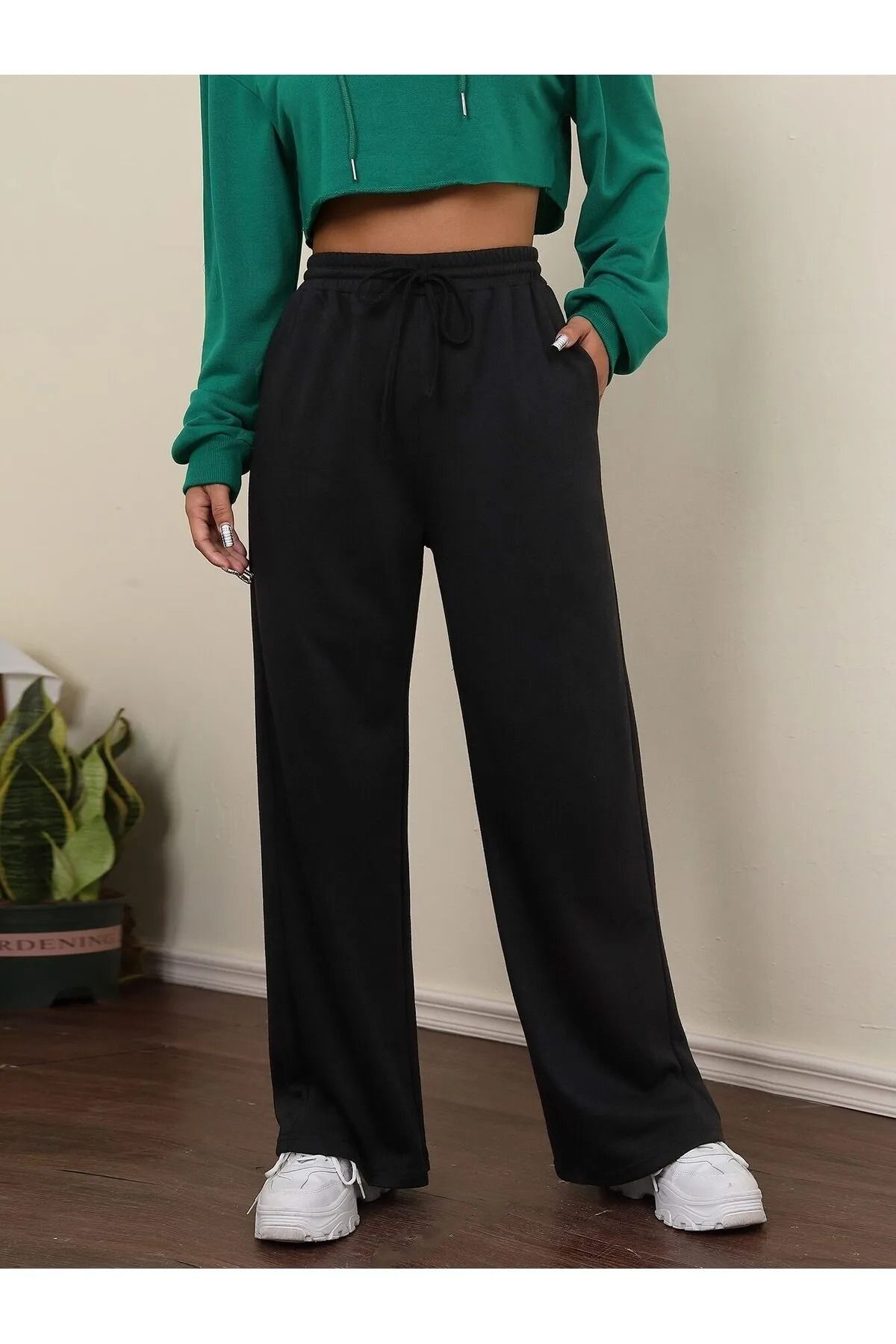 DAXİS Sportwear Company-Women's Wide Leg Sweatpants 1