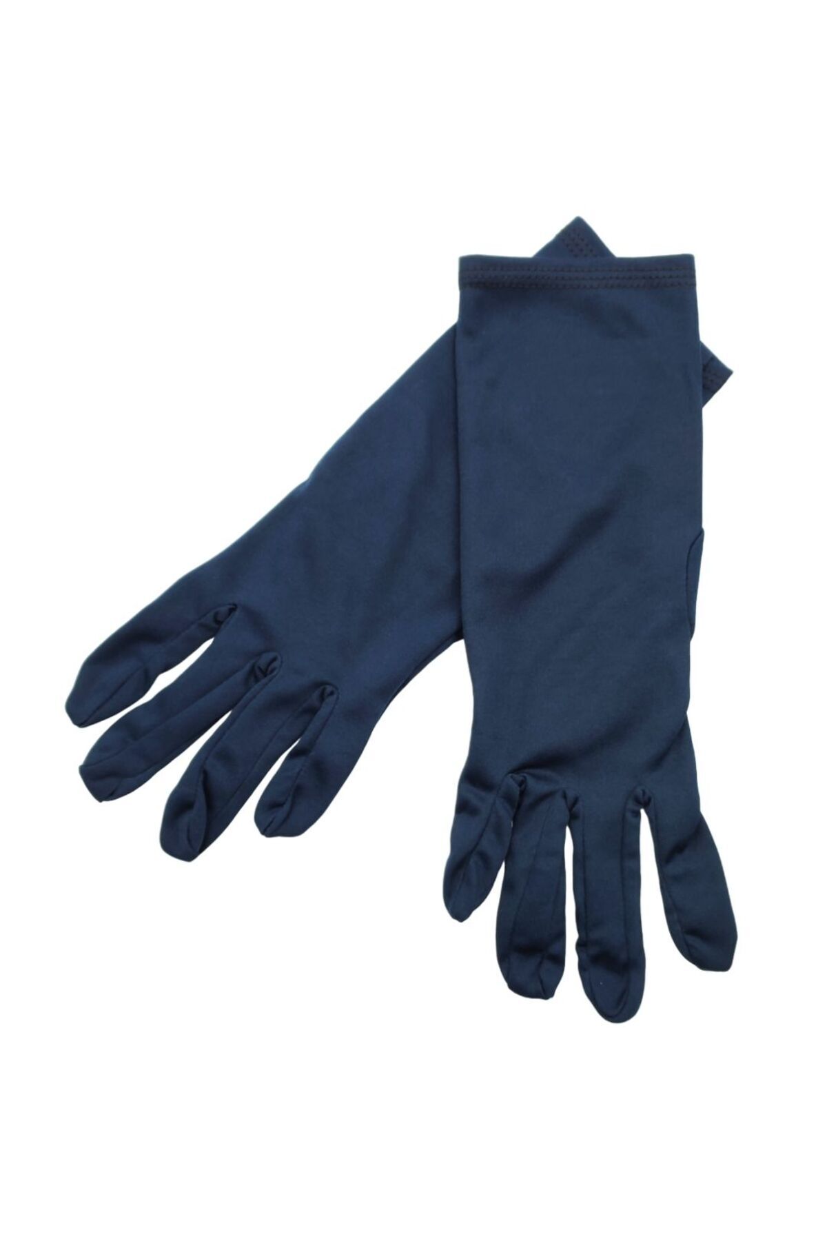 AXE SPORTSWEAR Lacivert Uzun Çarşaf Tesettür Gösteri Merasim Tören Eldiveni Gloves görsel 3