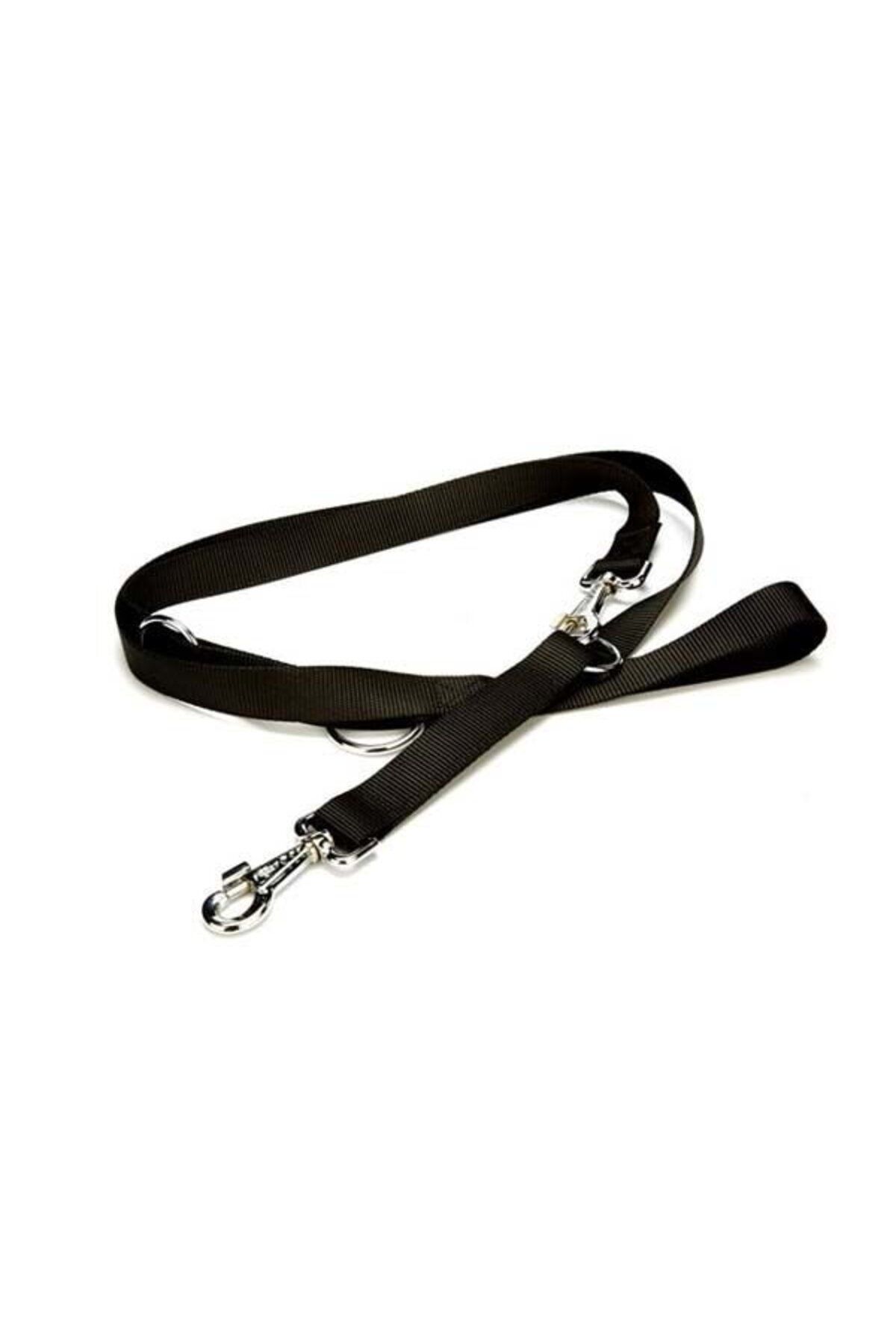 O Dog Doggie Classic Dokuma Köpek Gezdirme Tasması Medium Siyah 2.5x120-190 Cm - Petshopundan
