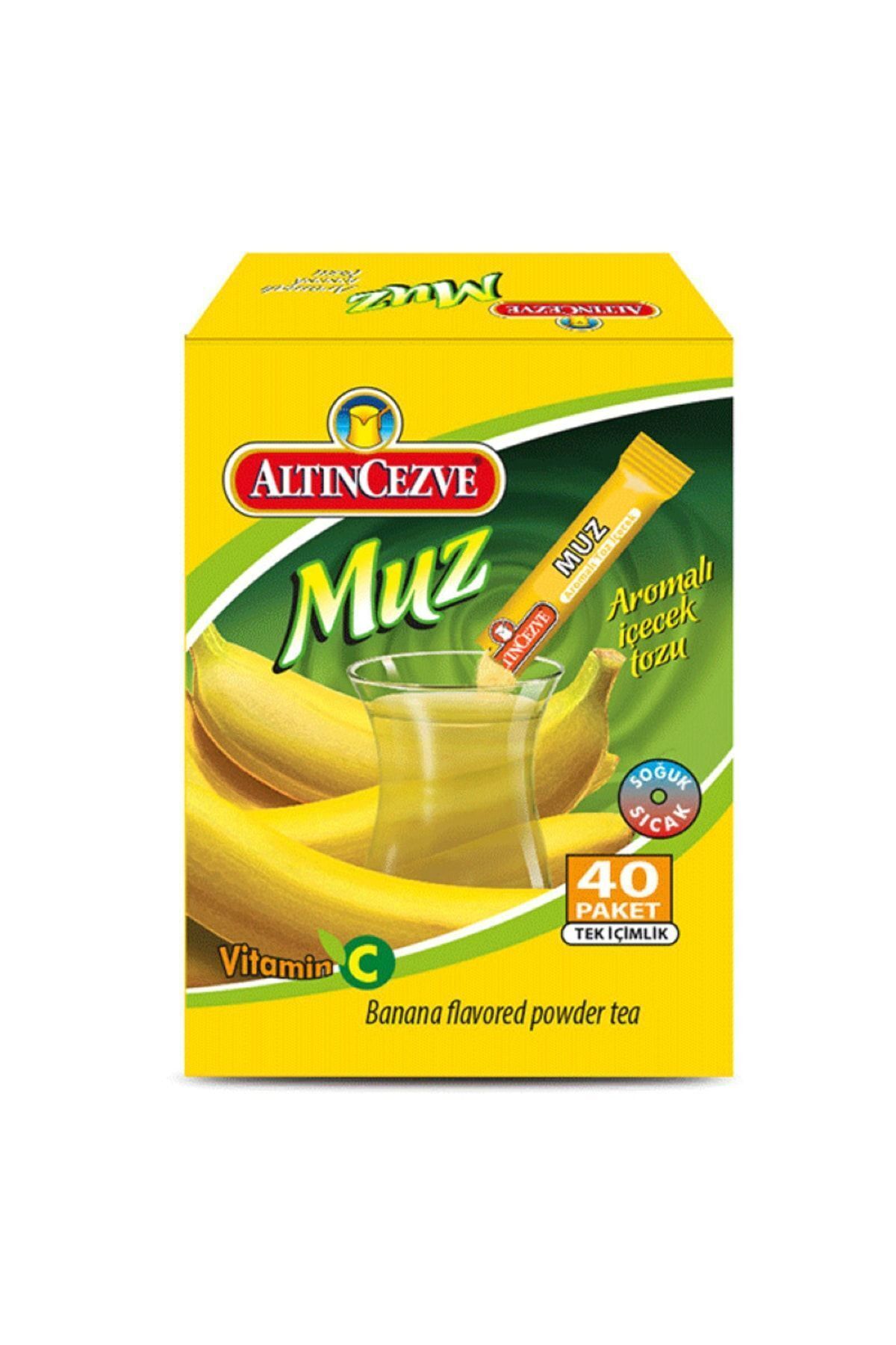 Altıncezve Muz Aromalı Tek Içimlik Içecek Tozu 40 X 1.5 gr