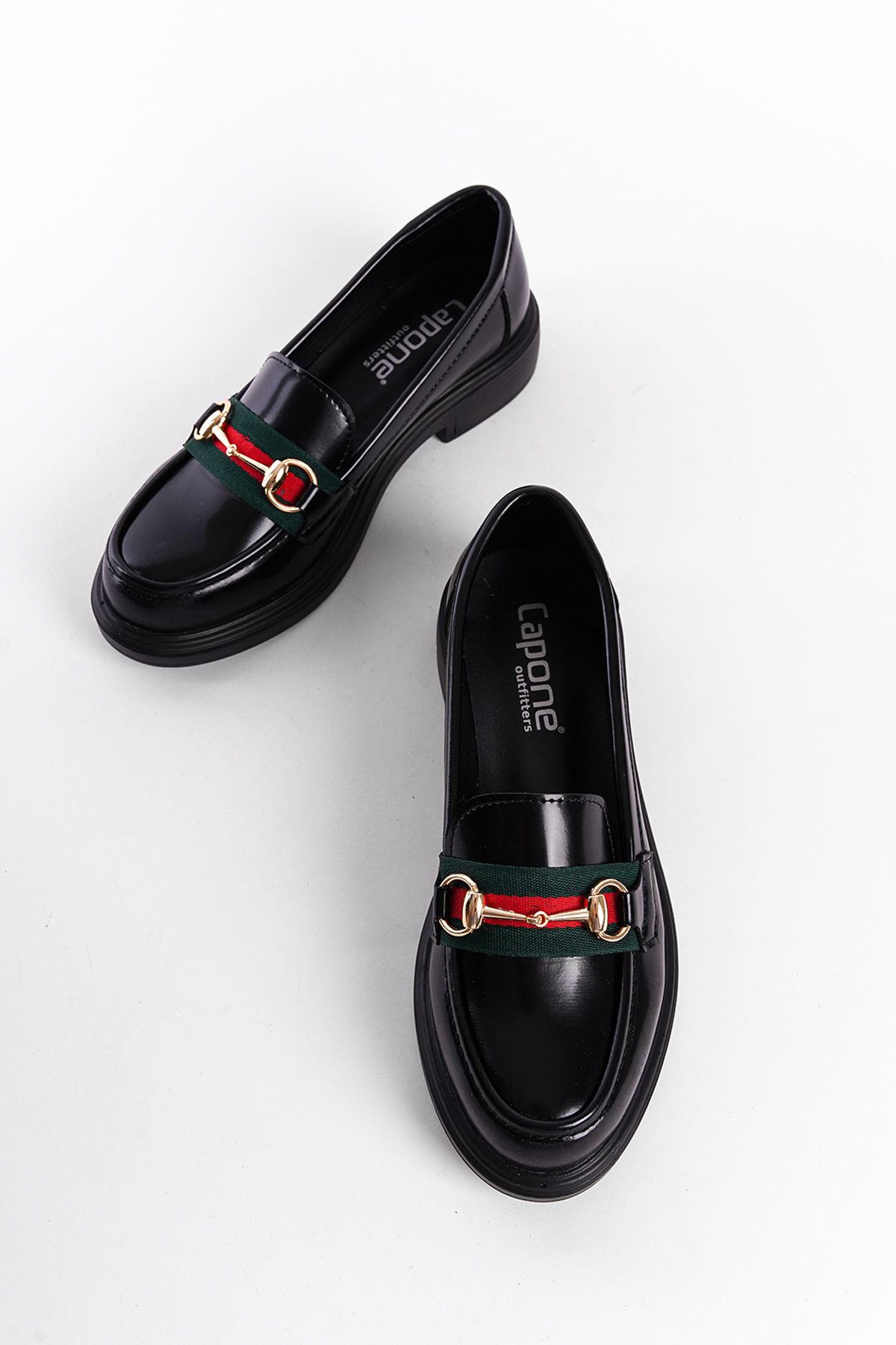 لوفر مشکی زنانه بلوک فلزی اورجینال Capone Outfitters