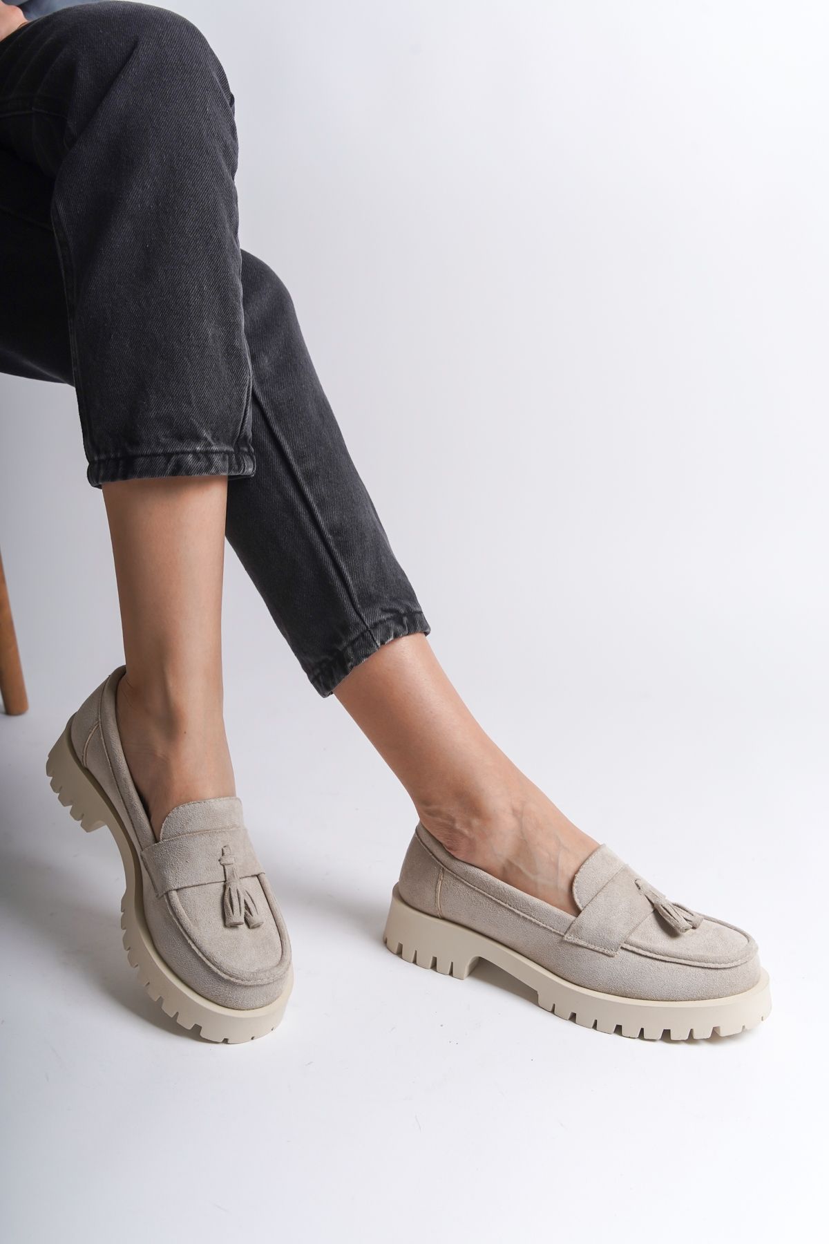 لوفر نود زنانه Trak Tassel Loafer اورجینال Capone Outfitters