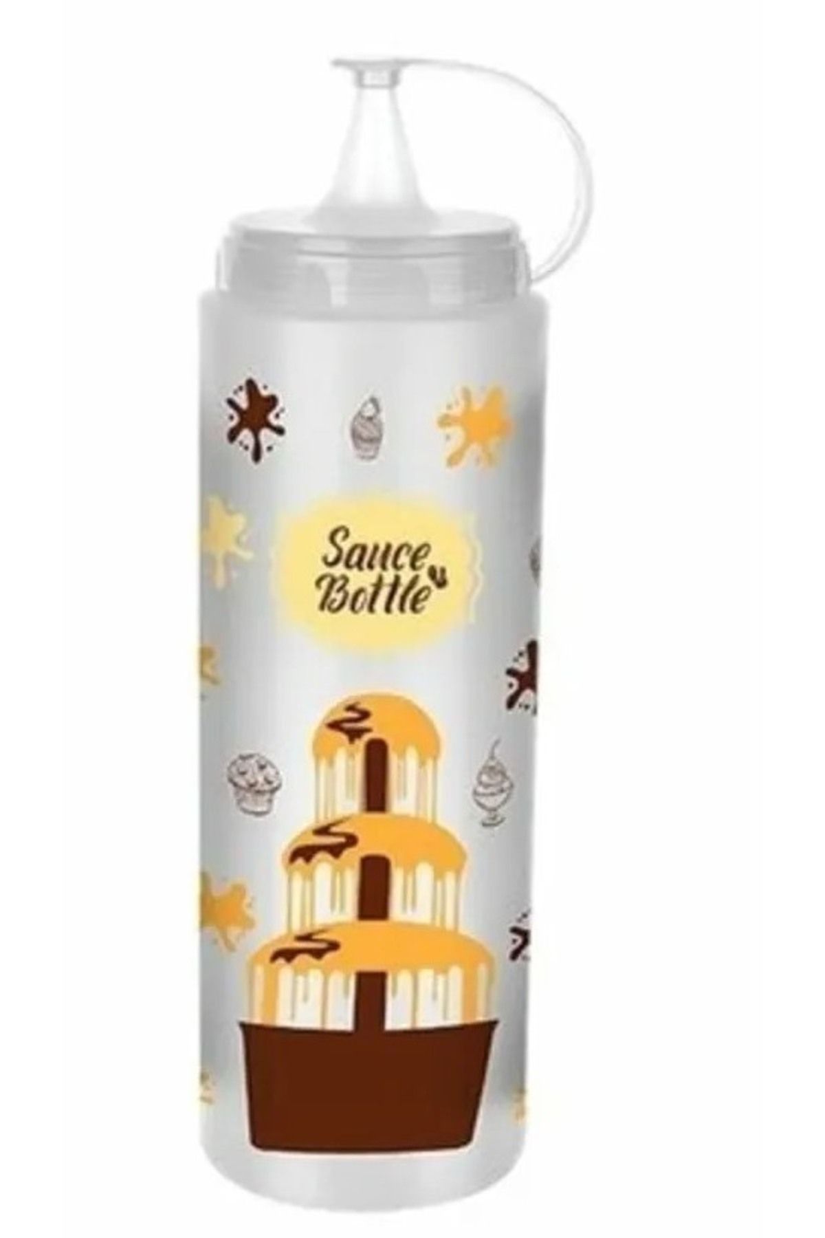BENER Çikolata Sos Şişesi - Şeffaf - 700 ML