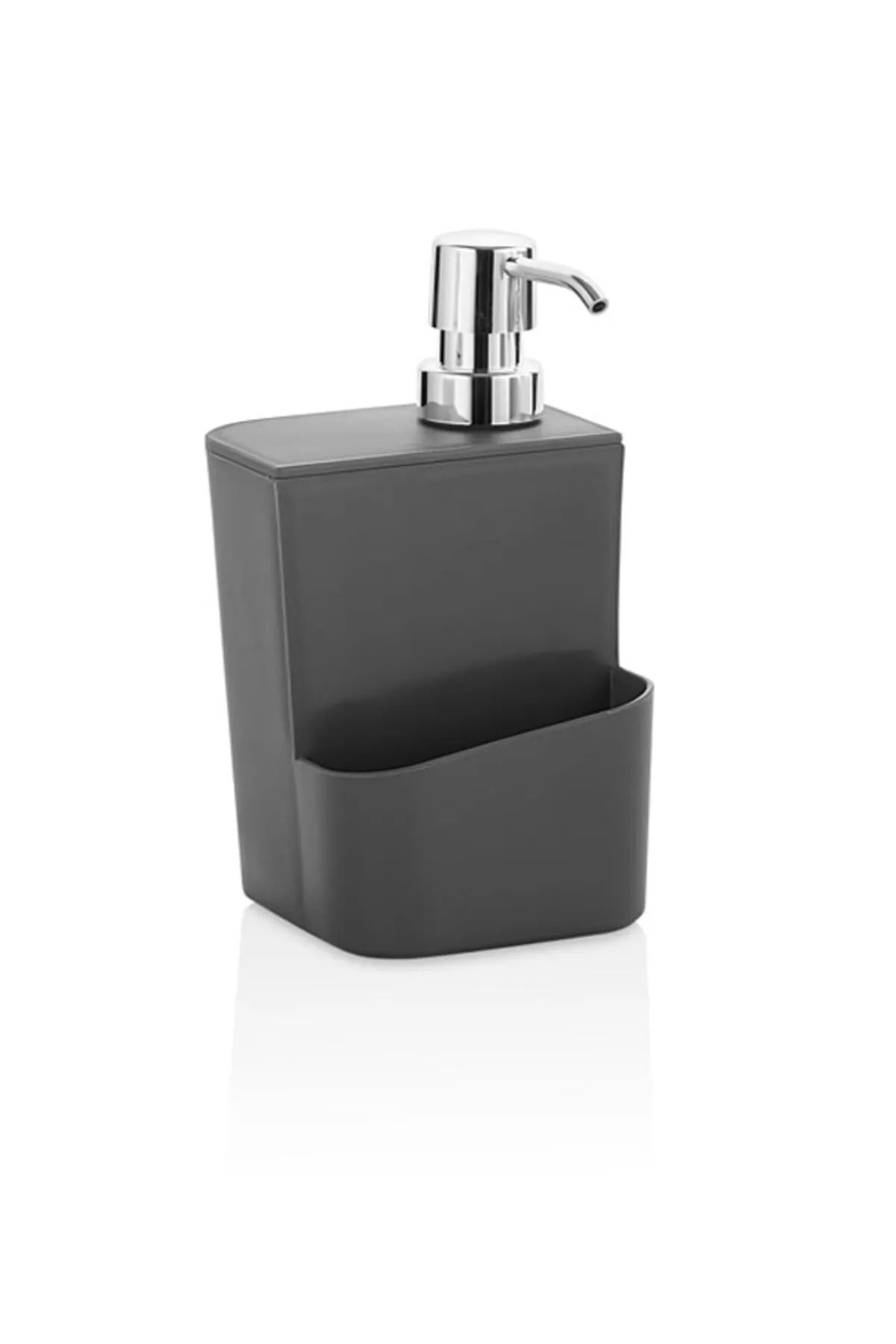 MAGİTOPTAN-650 ml 2 &amp; # 39 in 1 Smart Soap Dispenser and Sponge Holder 4