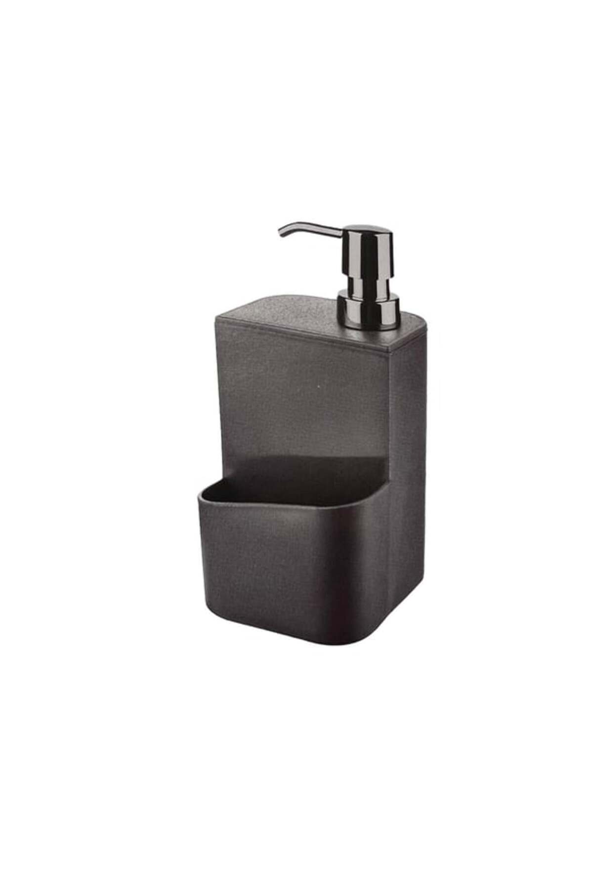 MAGİTOPTAN-650 ml 2 &amp; # 39 in 1 Smart Soap Dispenser and Sponge Holder 5