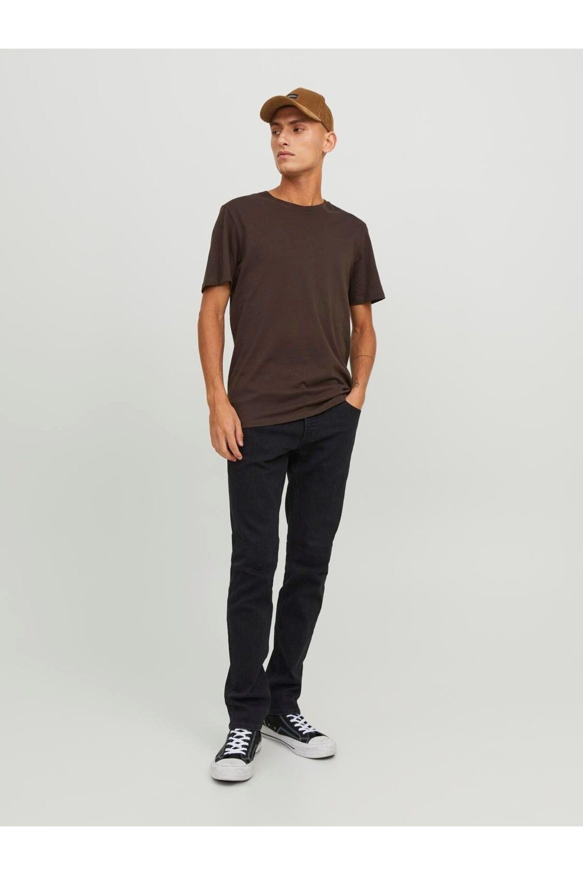 Jack & Jones-Jjiglenn Jjorıgınal Sq 356 Noos Men's Jean Pants12246949 Black Denim 5