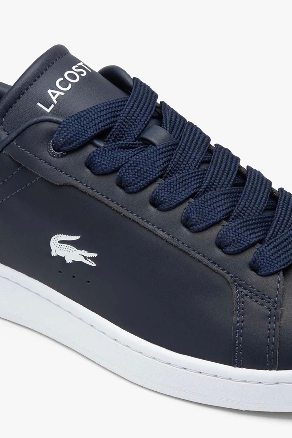 اسنیکر مردانه کفش ورزشی آبی دریایی کارنابی Lacoste