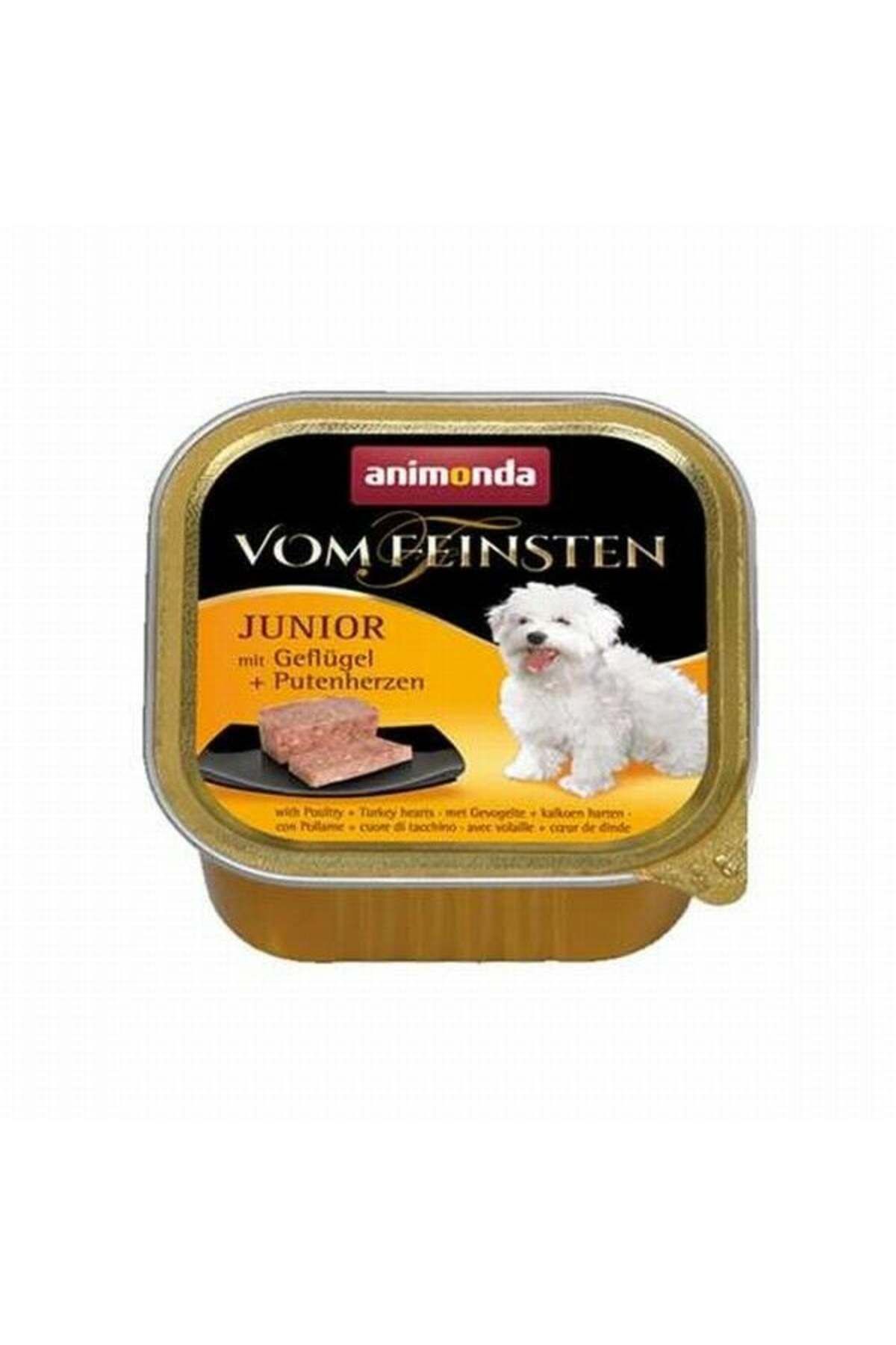 Animonda Vom Feinsten Kümes Hayvanlı ve Hindi Yürekli Yavru Köpek Konservesi 150 Gr - Petshopundan