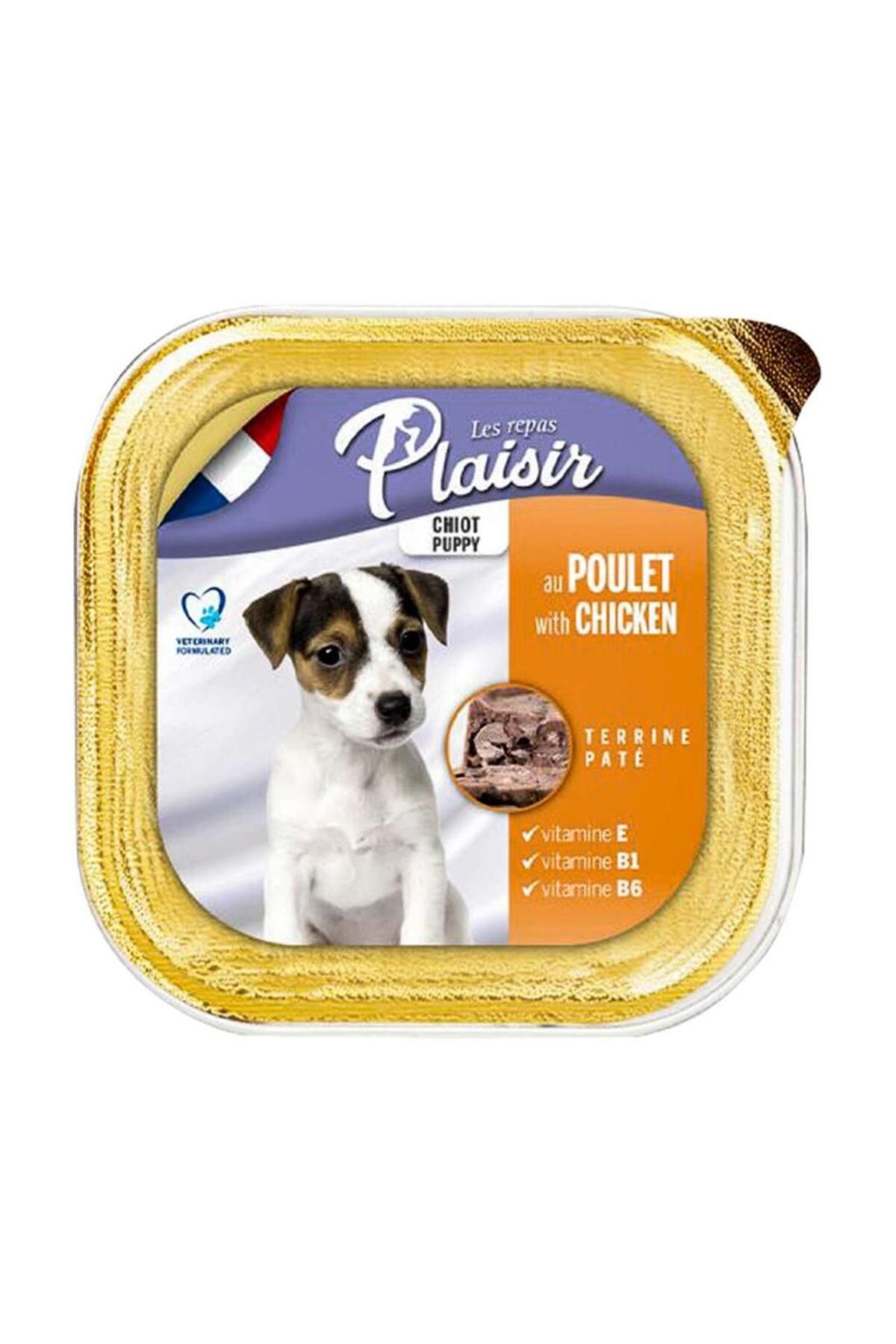 Plaisir Puppy Tavuk Etli Ezme Pate Yavru Köpek Konservesi 150 Gr. (STT:02/2025) - Petshopundan