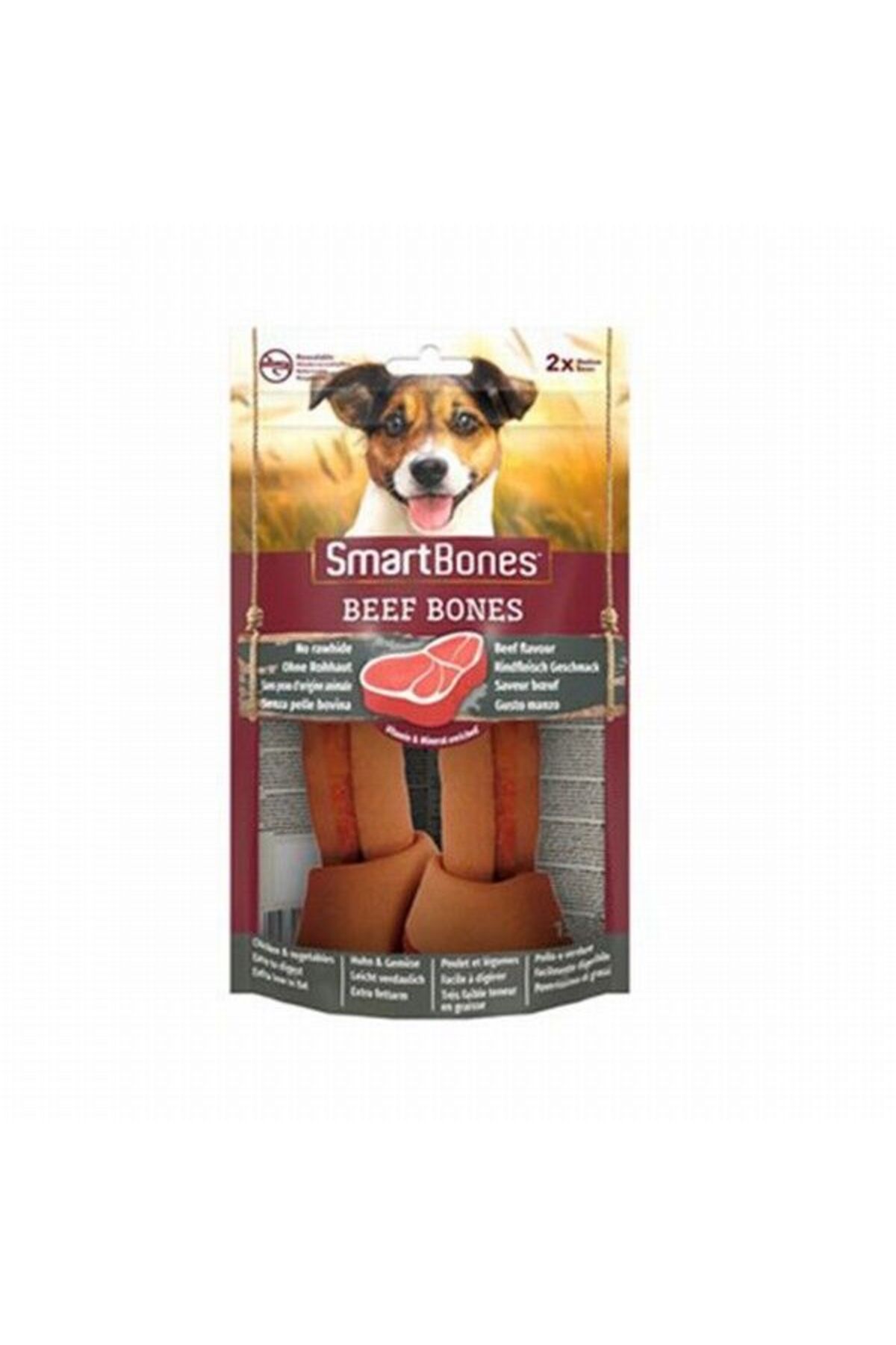 Furlo SmartBones Sığır Etli Medium Düğüm Kemik Köpek Ödülü 2'li 158 Gr - Petshopundan