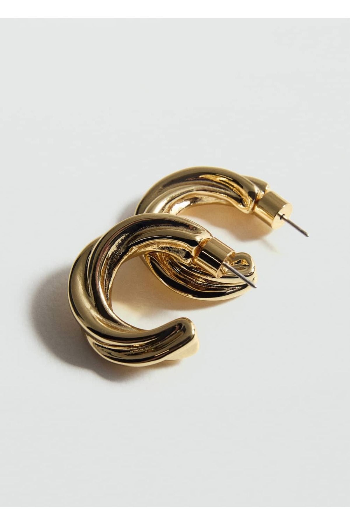 MANGO Woman-Spiralring-Ohrringe 3