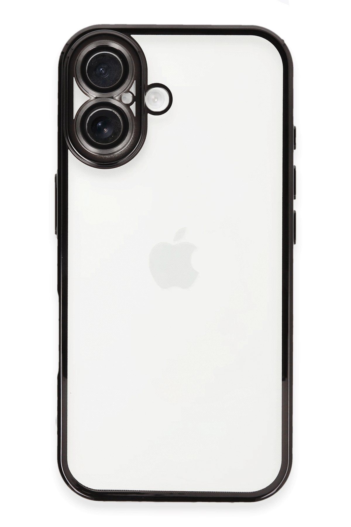 Leybaks Iphone 16 Plus Uyumlu Kenarları Renkli Şeffaf Dayanıklı Kılıf