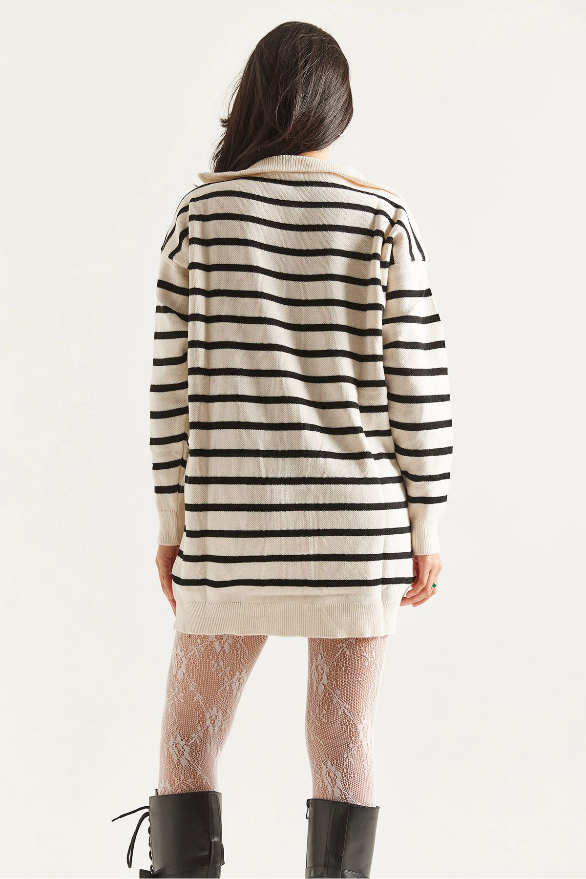 İKLİM LİFE-Striped Knitwear Tunic 4