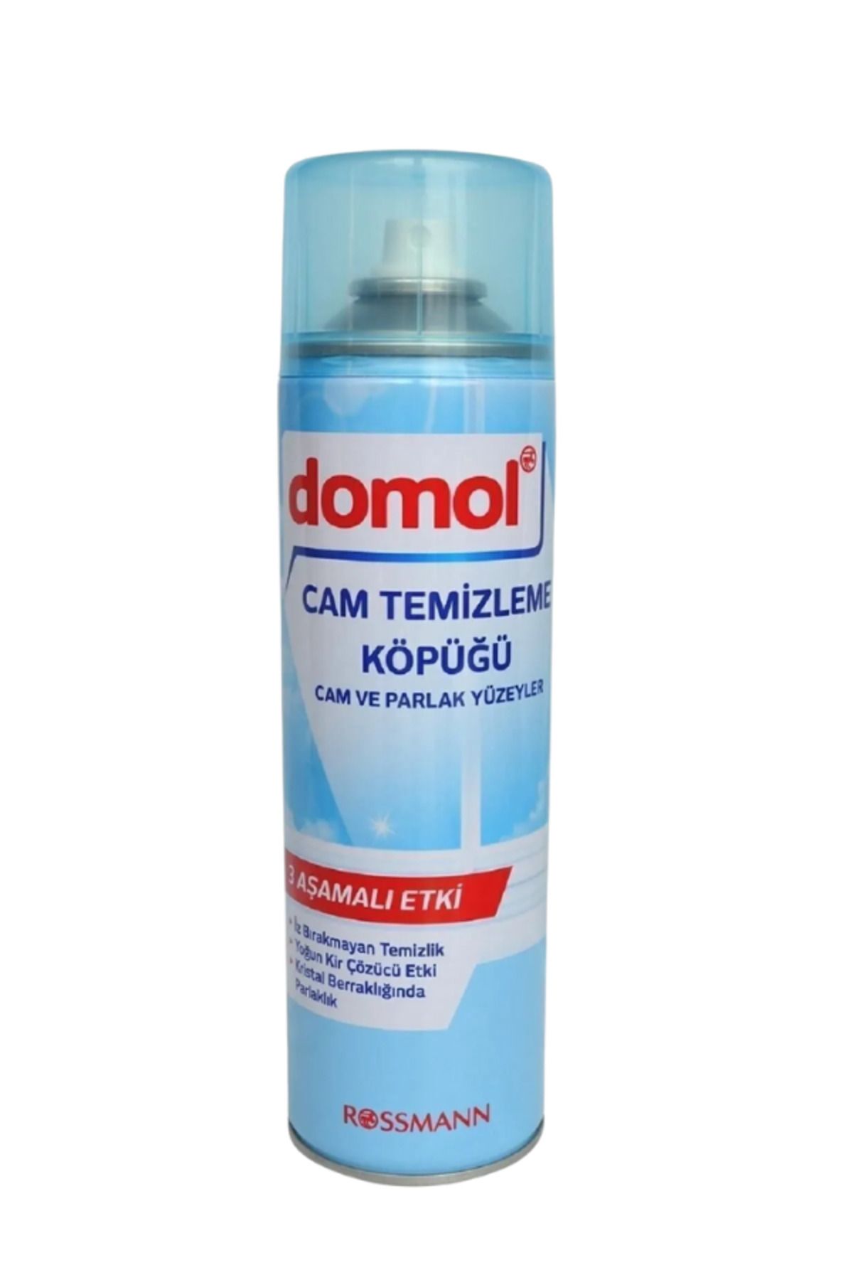 ROSSMANN Domol Cam Temizleme Köpüğü Cam Ve Parlak Yüzeyler 500 ml