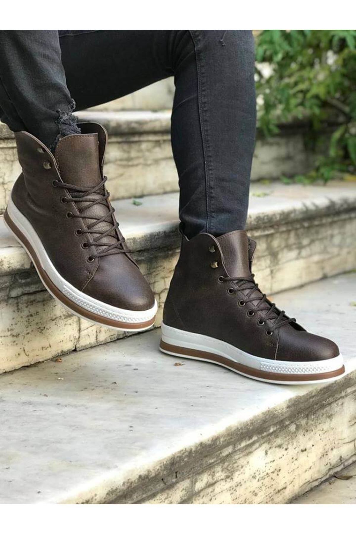 Chekich-Men's Boots Brown-11319 2