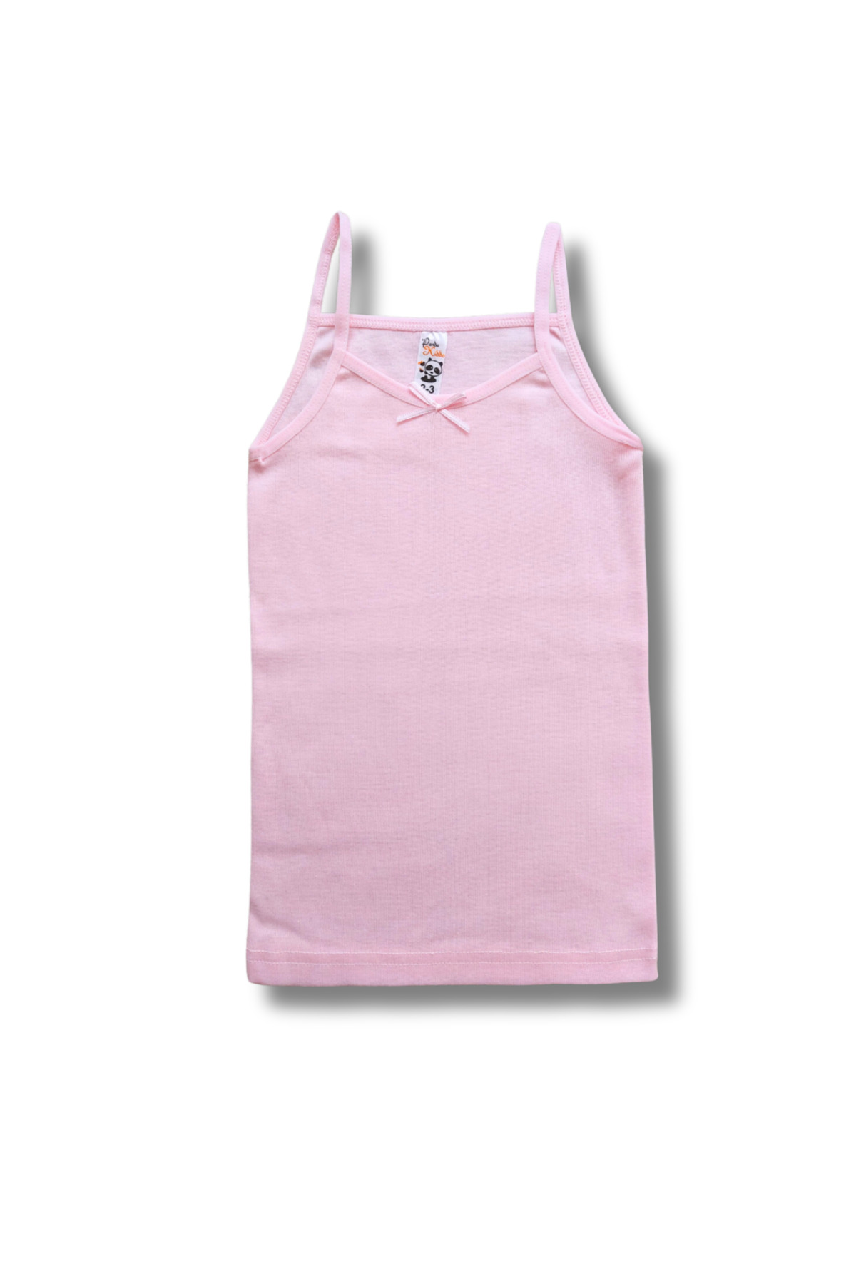 GizaKids %100 Pamuklu Kız Çocuk Atlet Fanila Slip Külot İç Çamaşır 3lü Set fotoğrafı 5 (önizleme)