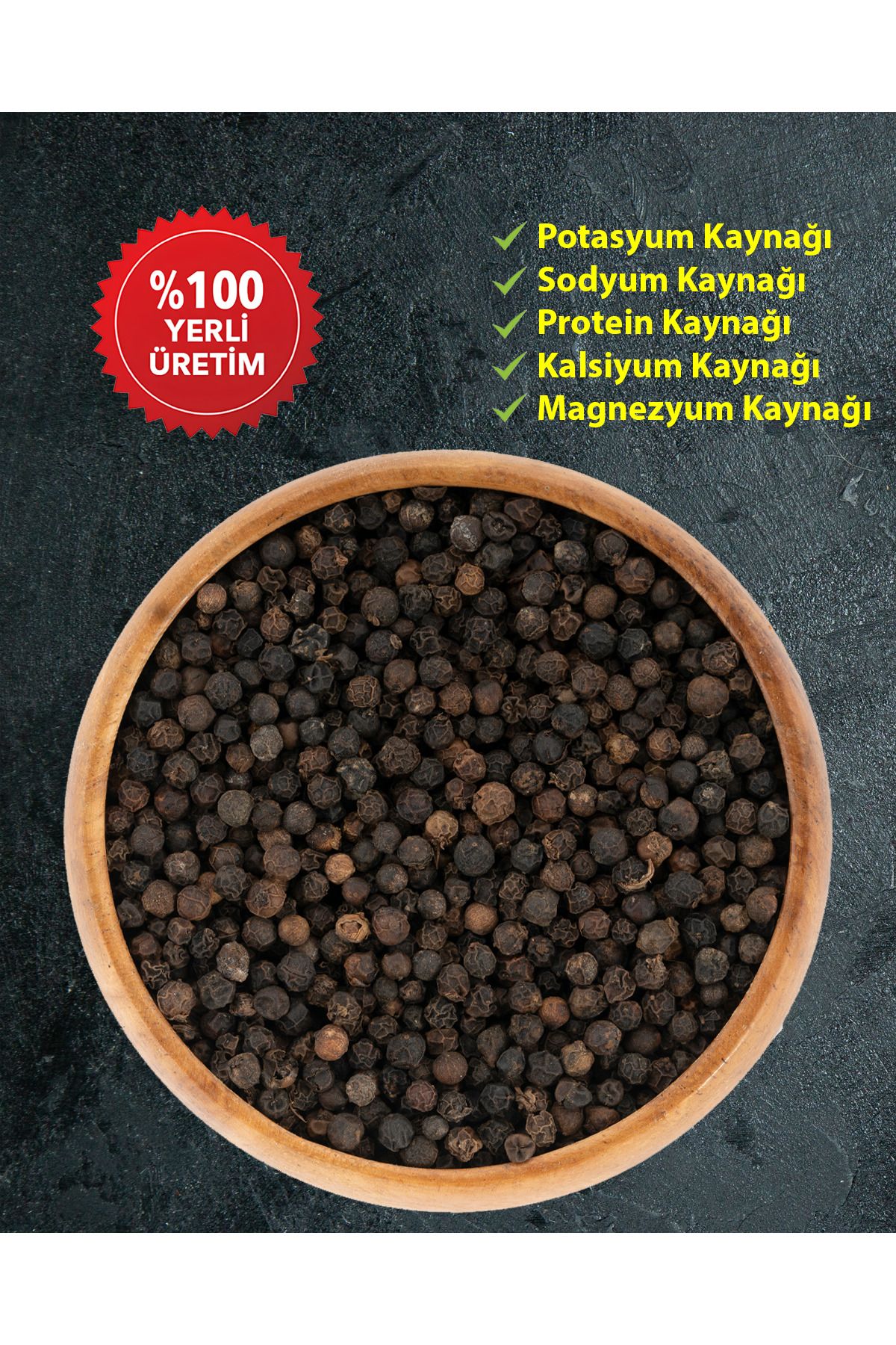 Galip Bakliyat Tane Karabiber 100 Gr