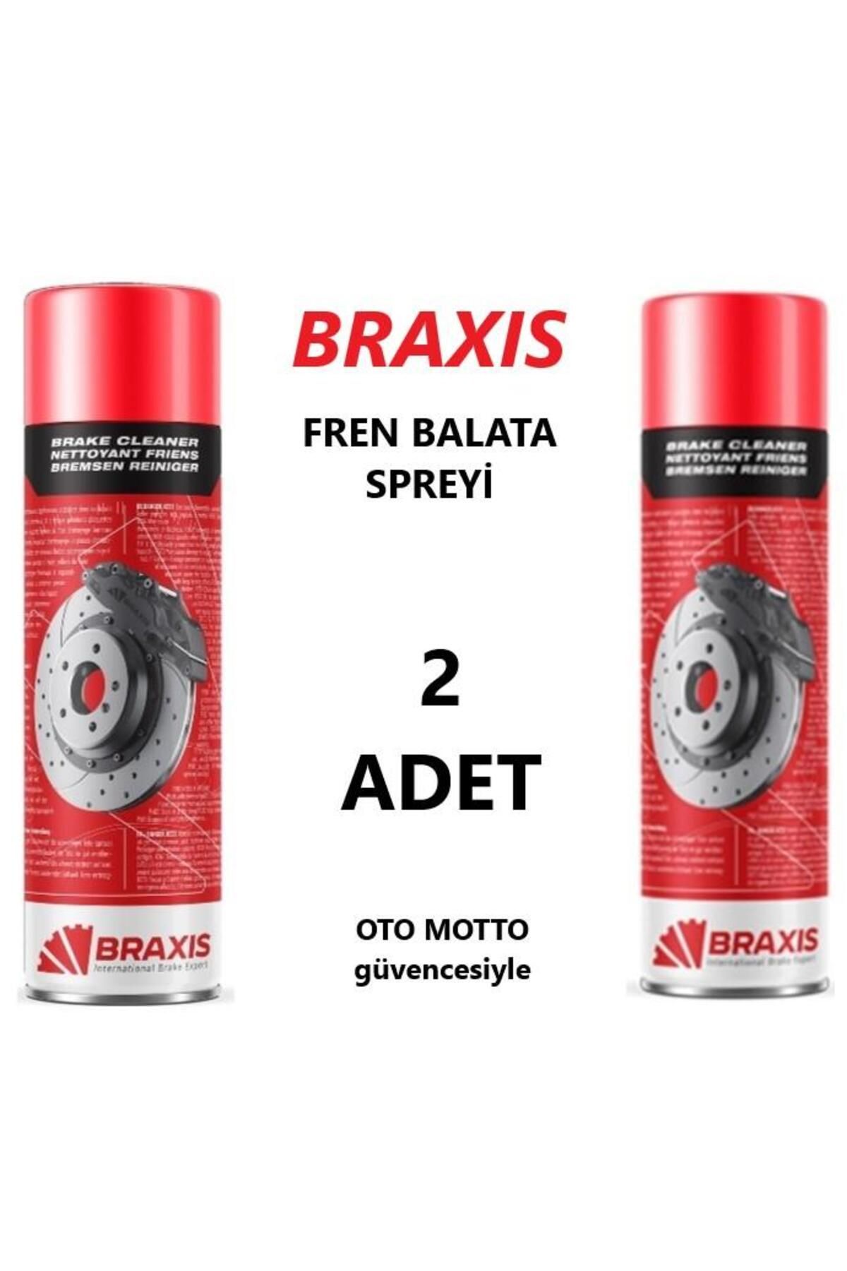 OTO MOTTO Braxis Fren Balata Spreyi Braxis 500 ml 2 Adet