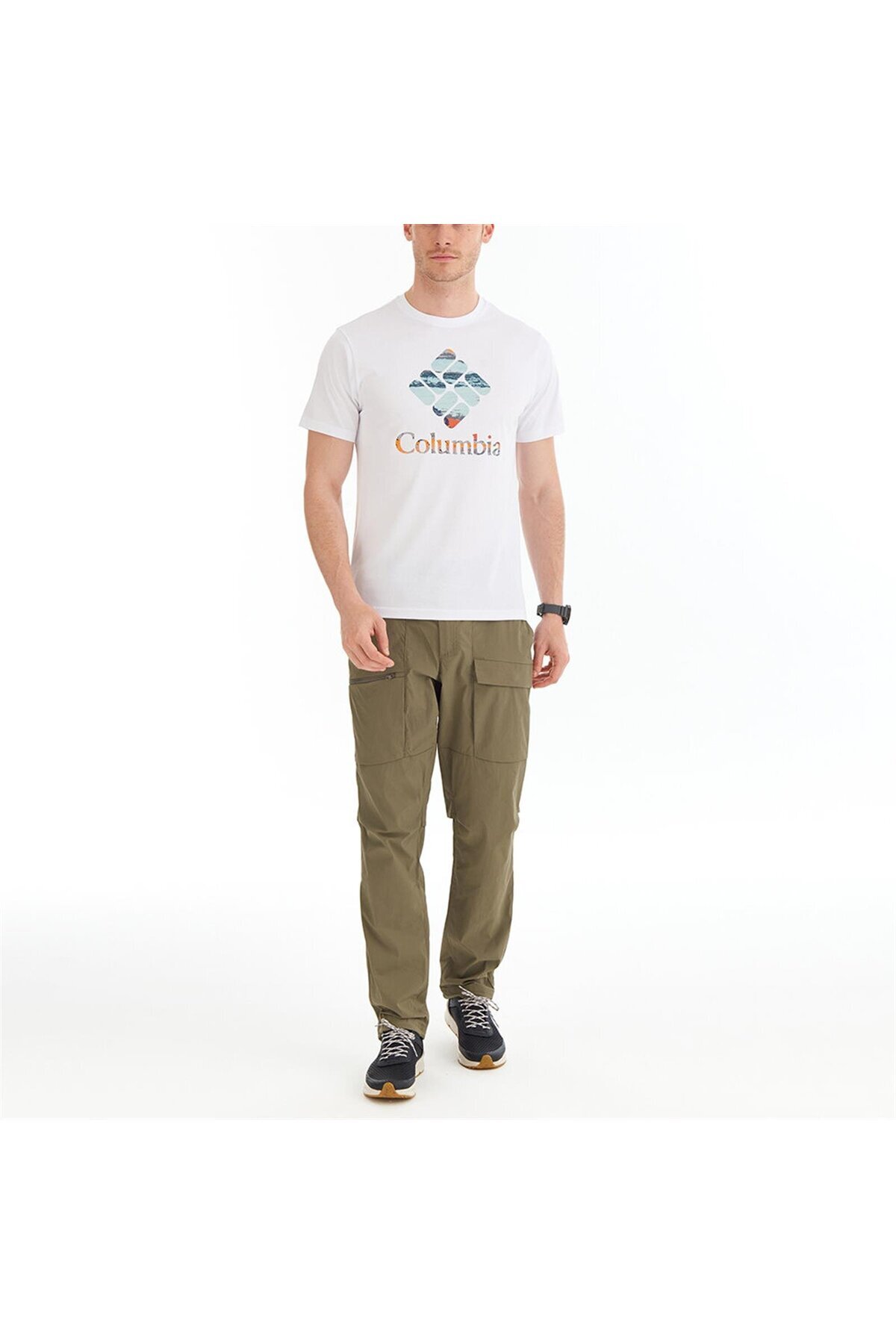 Columbia-Cs0242 Csc Stacked Hyper Nature Ss Tee Pánské tričko 2