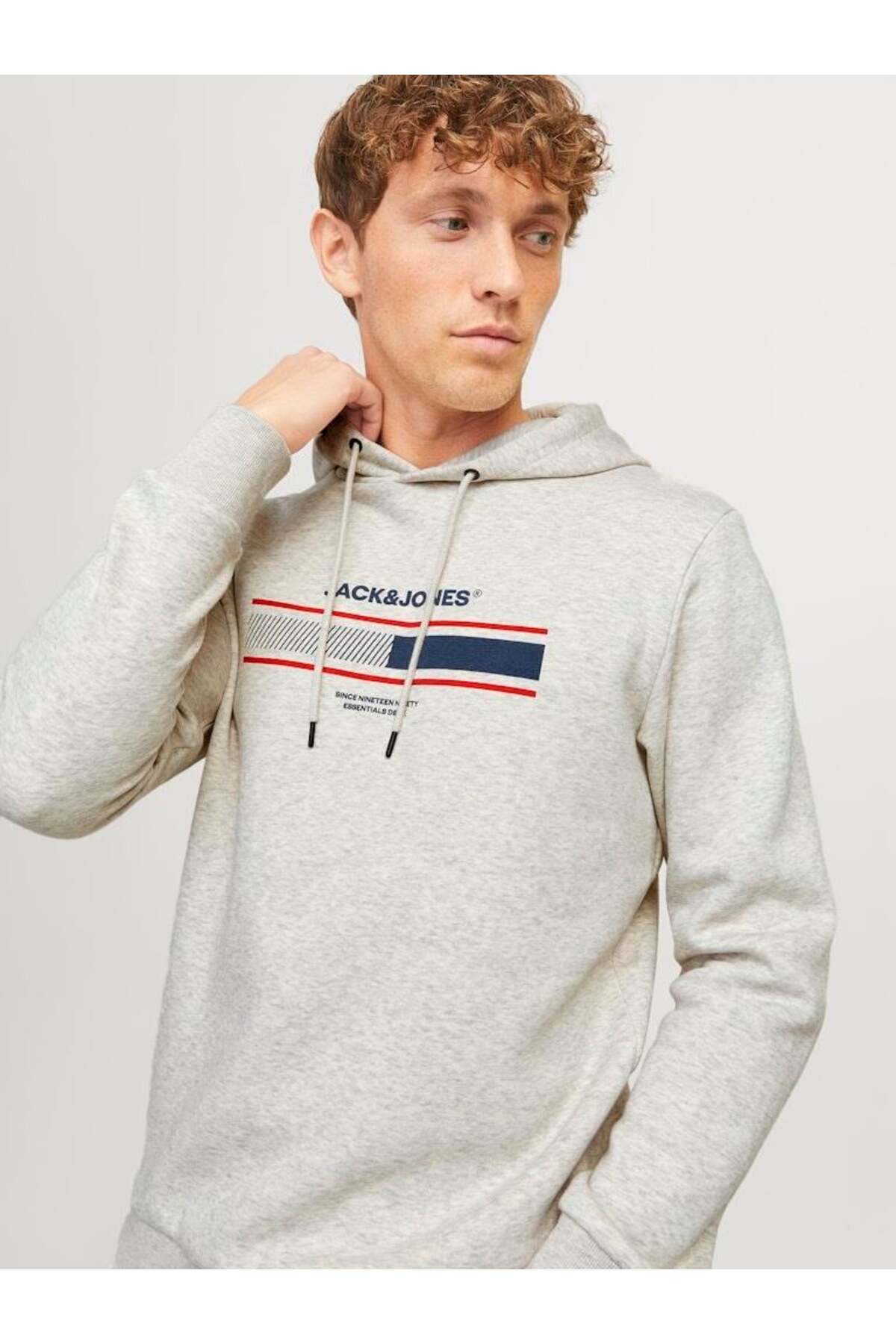 سویشرت مردانه راسته آستین بلند | جک اند جونز Jack & Jones 12256820 - تصویر 5