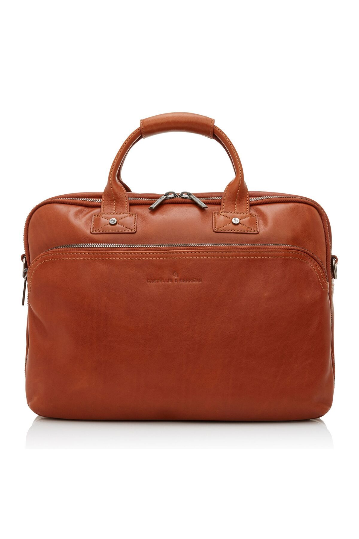 Castelijn & Beerens-Firenze 43 cm RFID Leder Aktentasche - Notebook a Computer Fachı 1