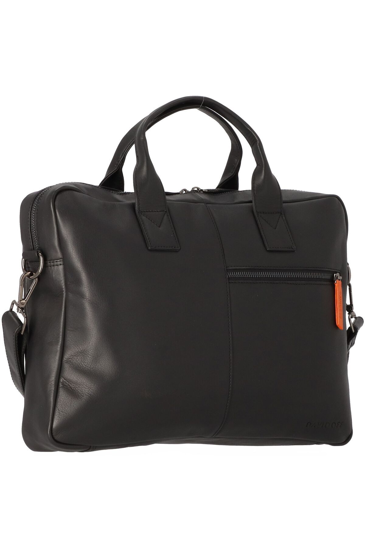 Davidoff-Essentials Aktentasche Leder 40 cm Laptopfach 2