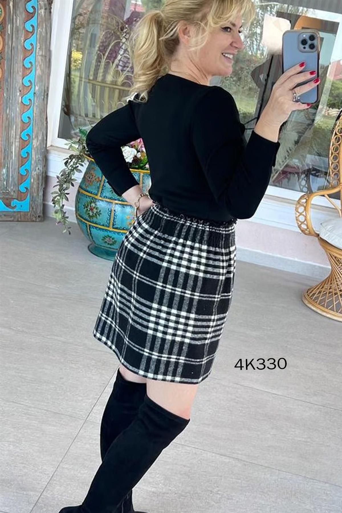 İnce Topuk-Skirt - Black - Regular 2