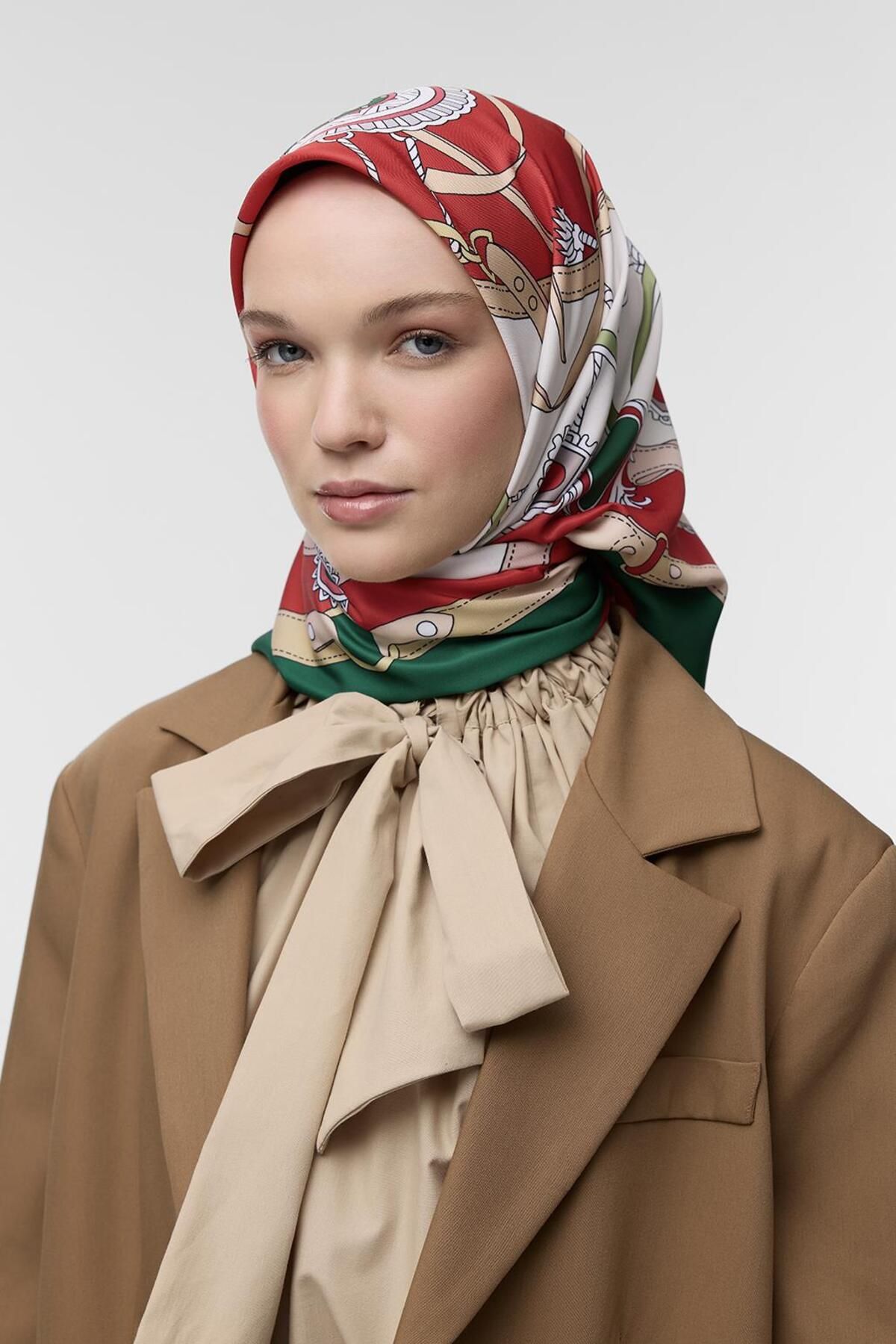 روسری سبز ̇PEK اورجینال Qef