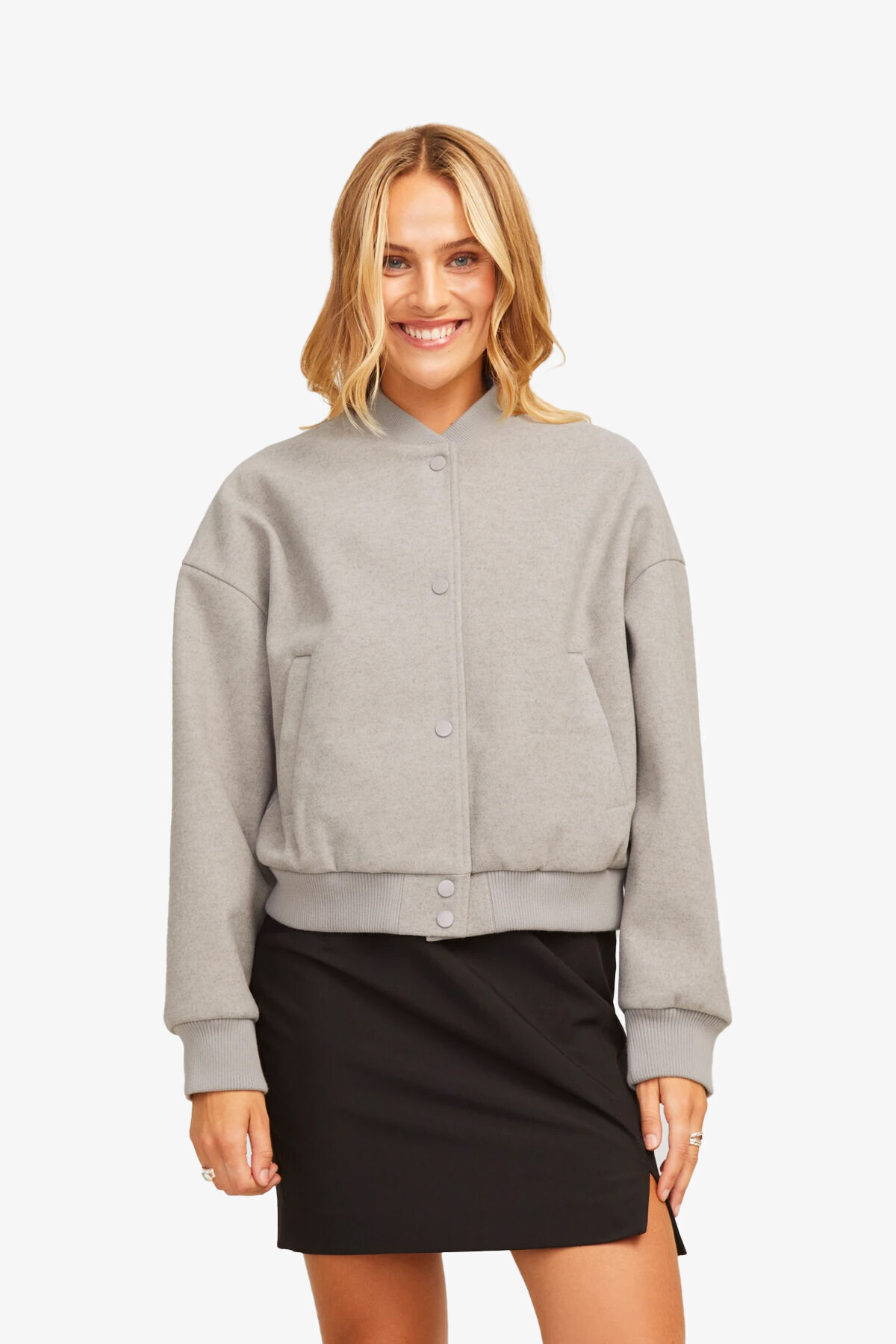 じーん@ JJXX Jxsara Kadın Gri Mont 12258790-FeatherGray - Fiyatı, Yorumları