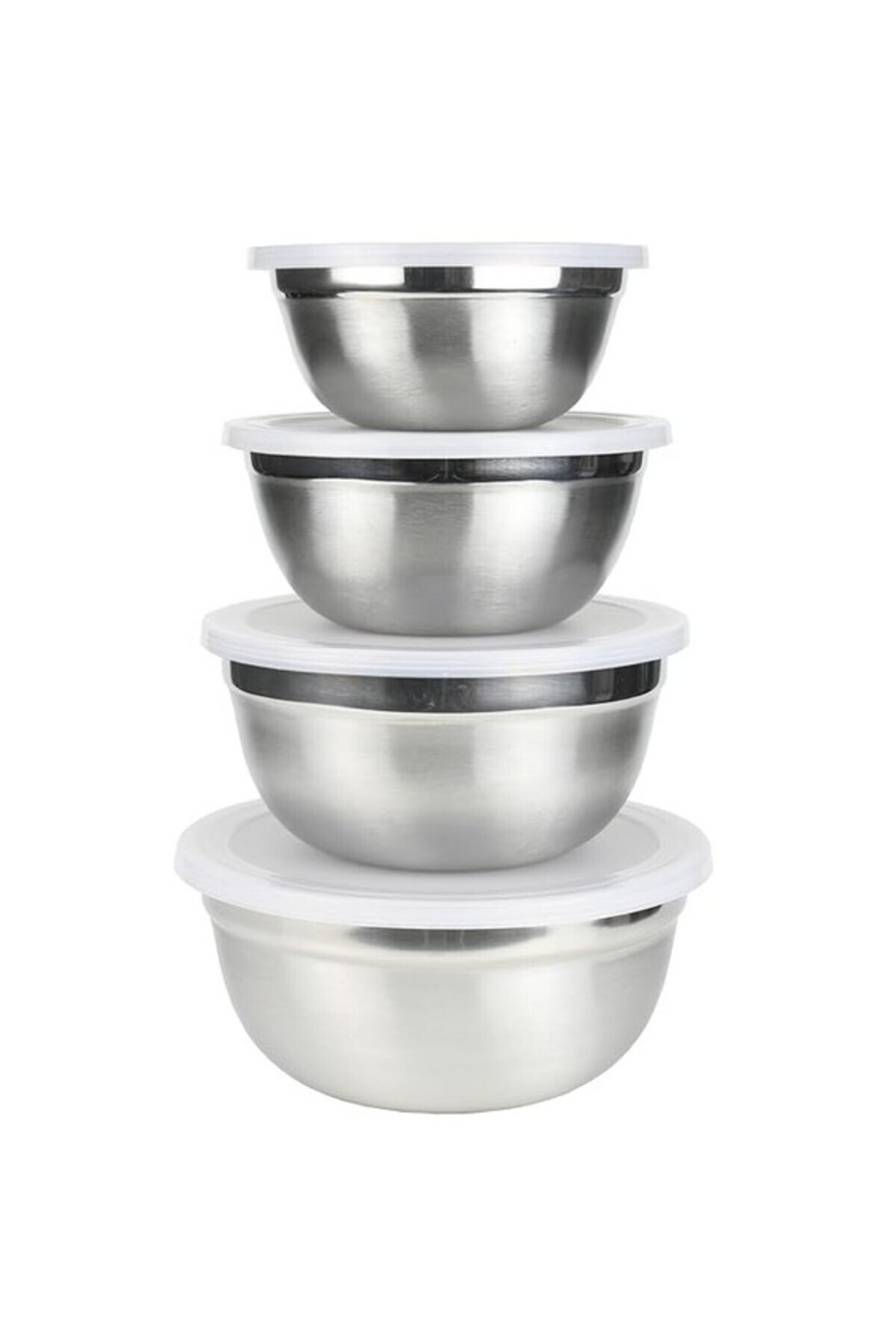 Chef Craft-Stainless Steel BPA Free Mixing Bowl Set with Lids 21960 1