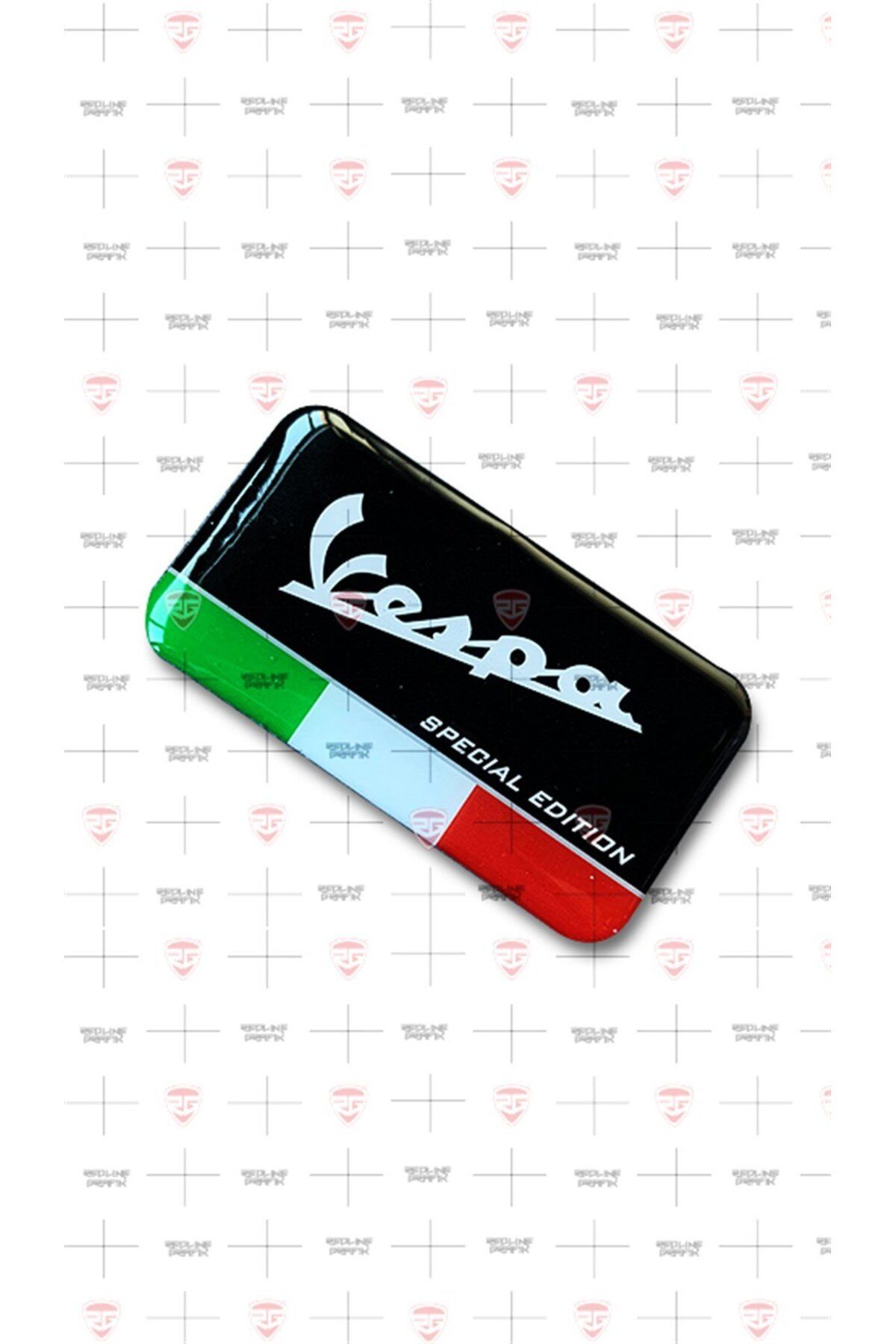 Redline Grafik Vespa 3d Damla Sticker