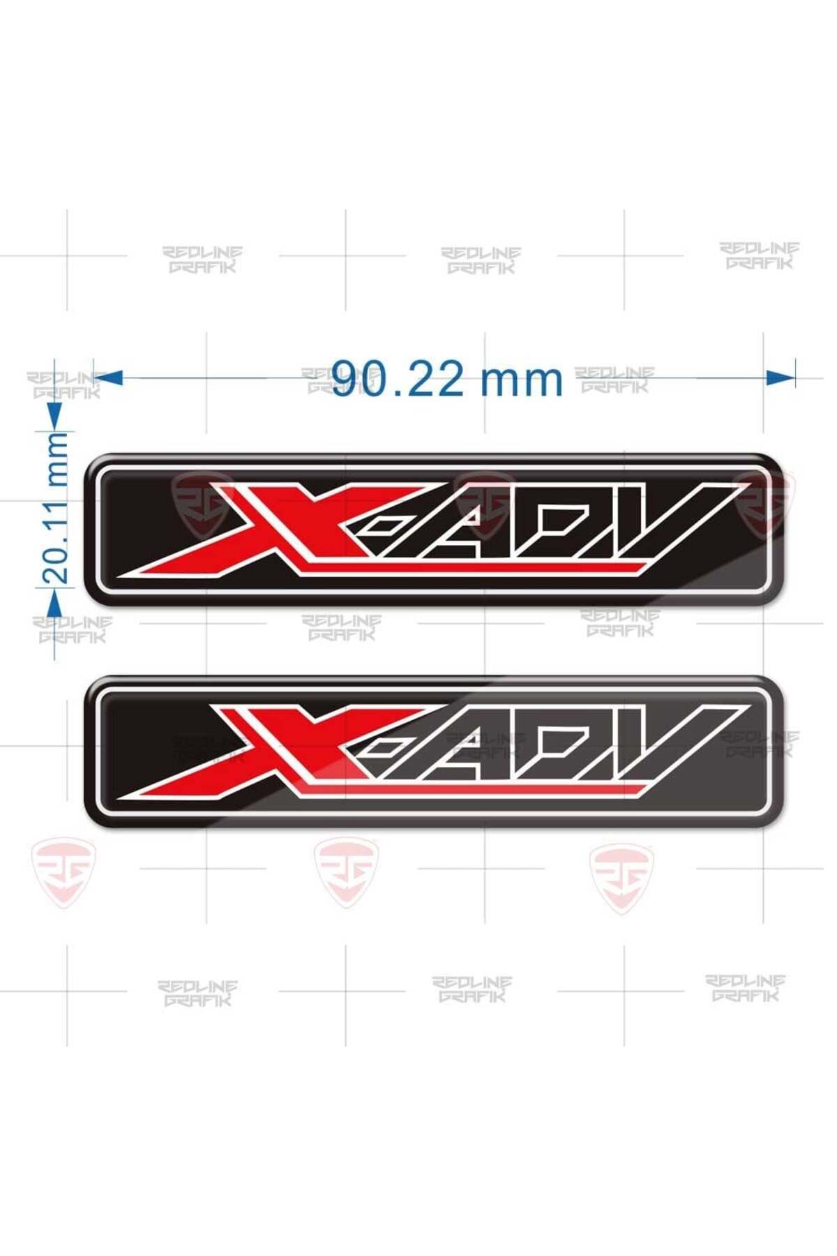 Redline Grafik Xadv Sticker Kabartmalı 2 Adet - Fiyatı, Yorumları