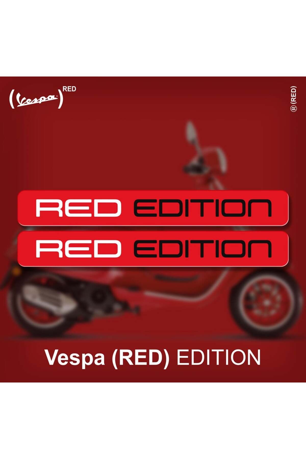 Redline Grafik Red Edition 3D Sticker - Fiyatı, Yorumları