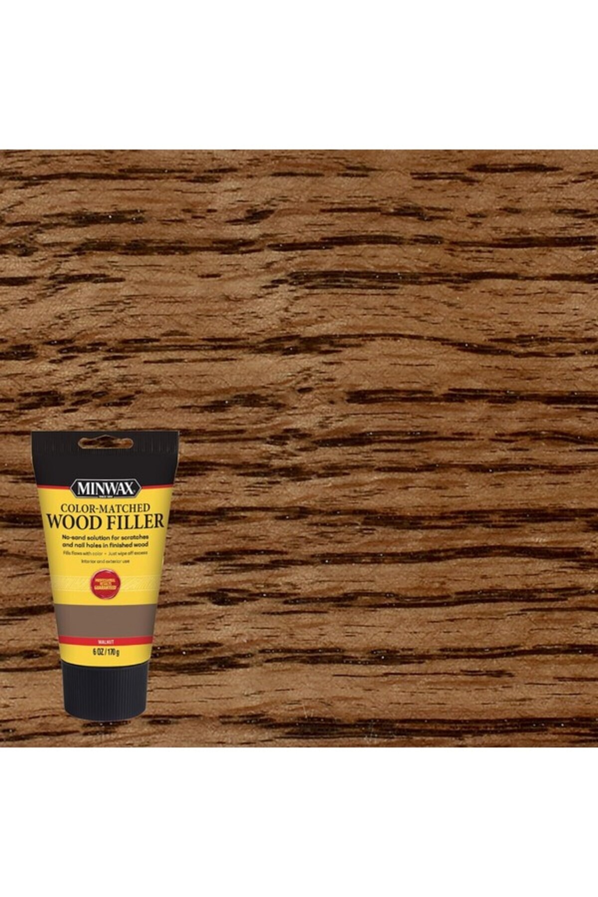 Minwax-No Sand Solution Color Matched Paintable Wood Filler 6oz 5