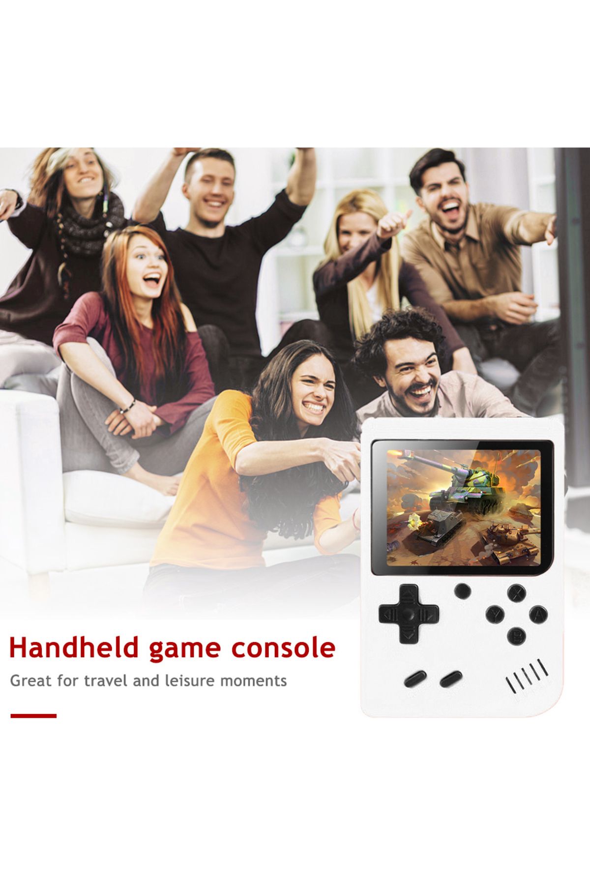 APWIKOGER-Retro Handheld Video Game Console 3 Inch TFT Screen with 800/500/400 FC Classic Games Nostalgic G... 4
