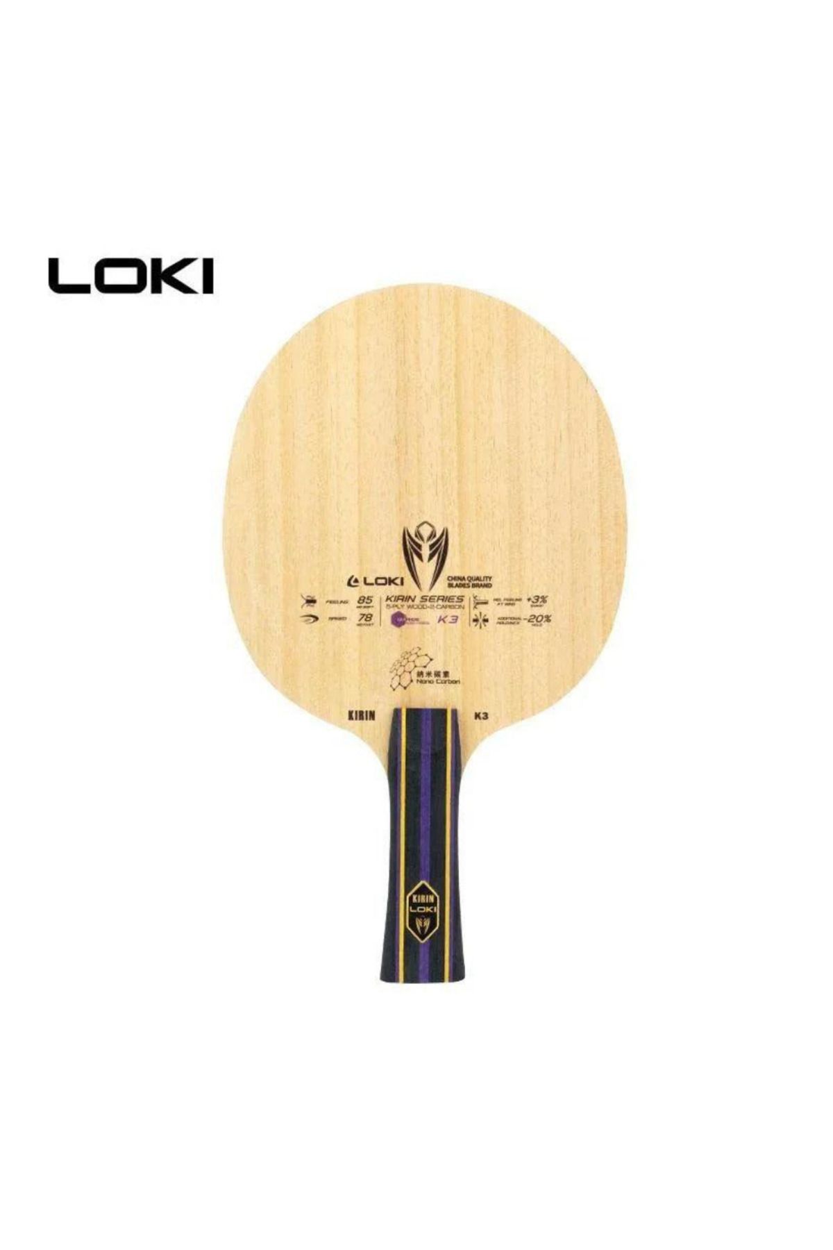 LOKİ-Pink Kirin Professional Combo Racket 3