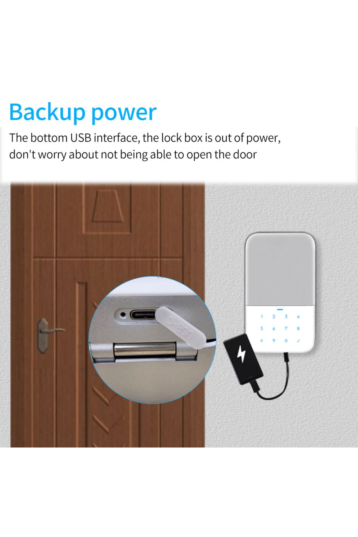 Choice-Key Safe TTlock Fingerprint Bluetooth Wifi Digital Key Box App Remote Unlock Wall Mount Security ... 7