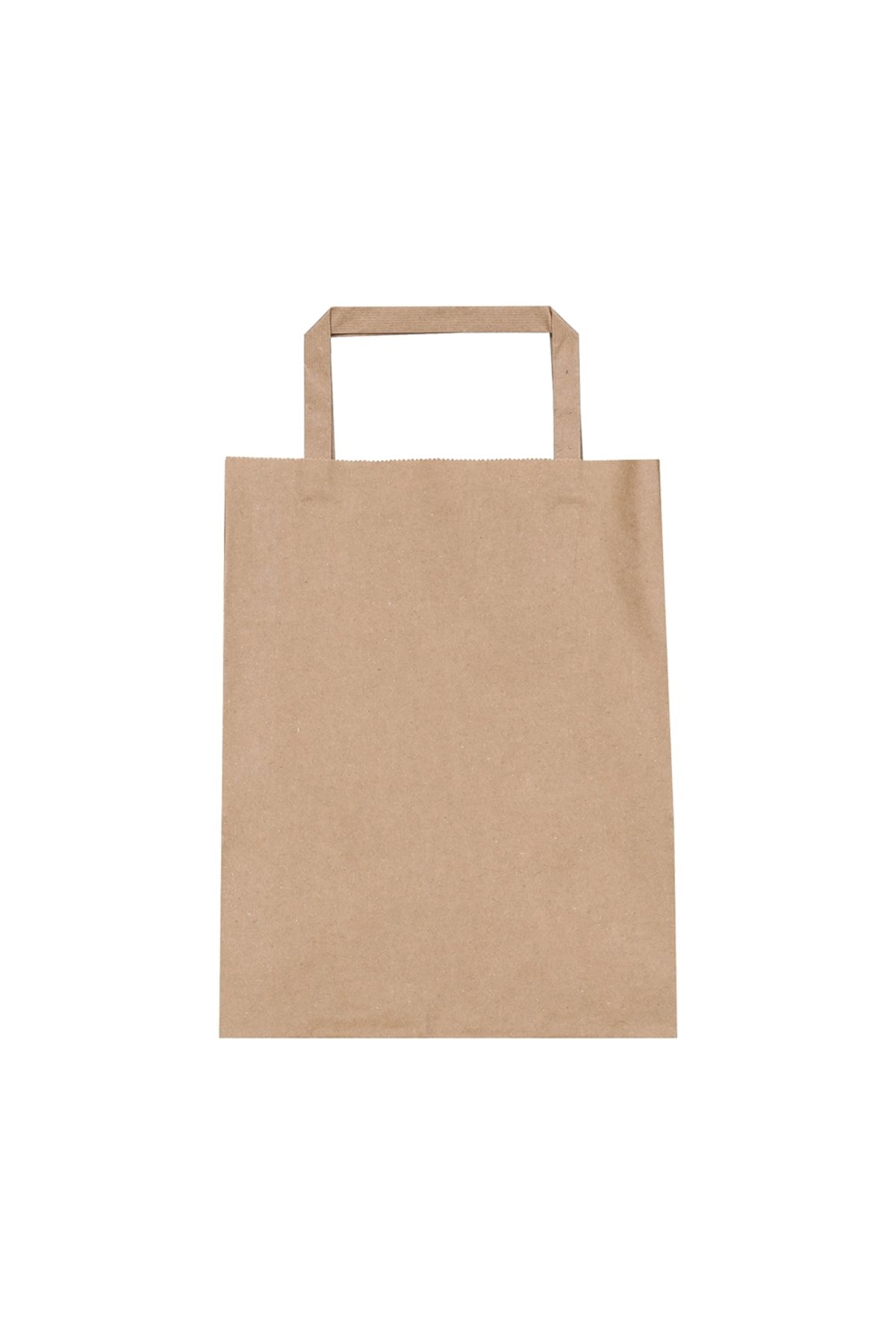 Morpack-Flat Handle Kraft Bag - Kraft Bag 100 Pieces, 22 Cm X 27 Cm X 10 Cm 2